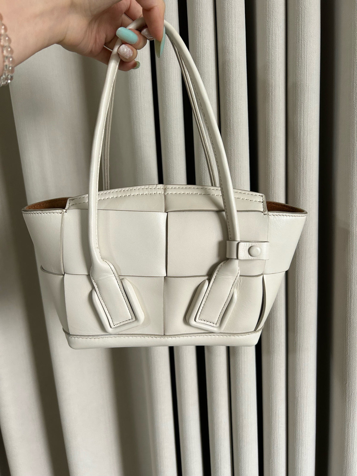 Bottega Veneta - Arco Mini - Leather - White - (mini)