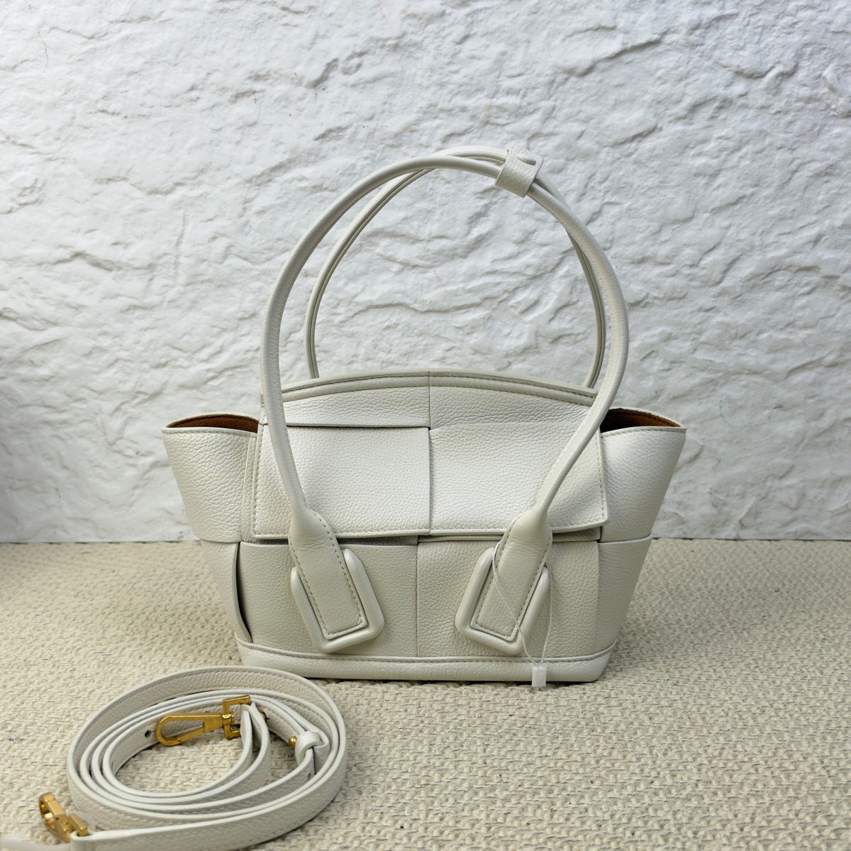 Bottega Veneta - Arco Mini - Leather - White - (mini)