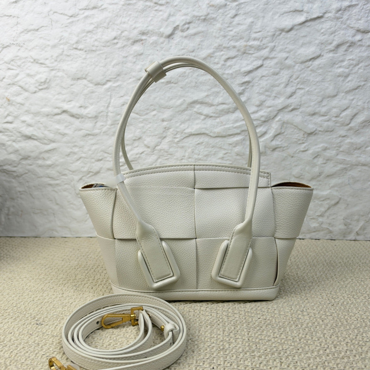 Bottega Veneta - Arco Mini - Leather - White - (mini)