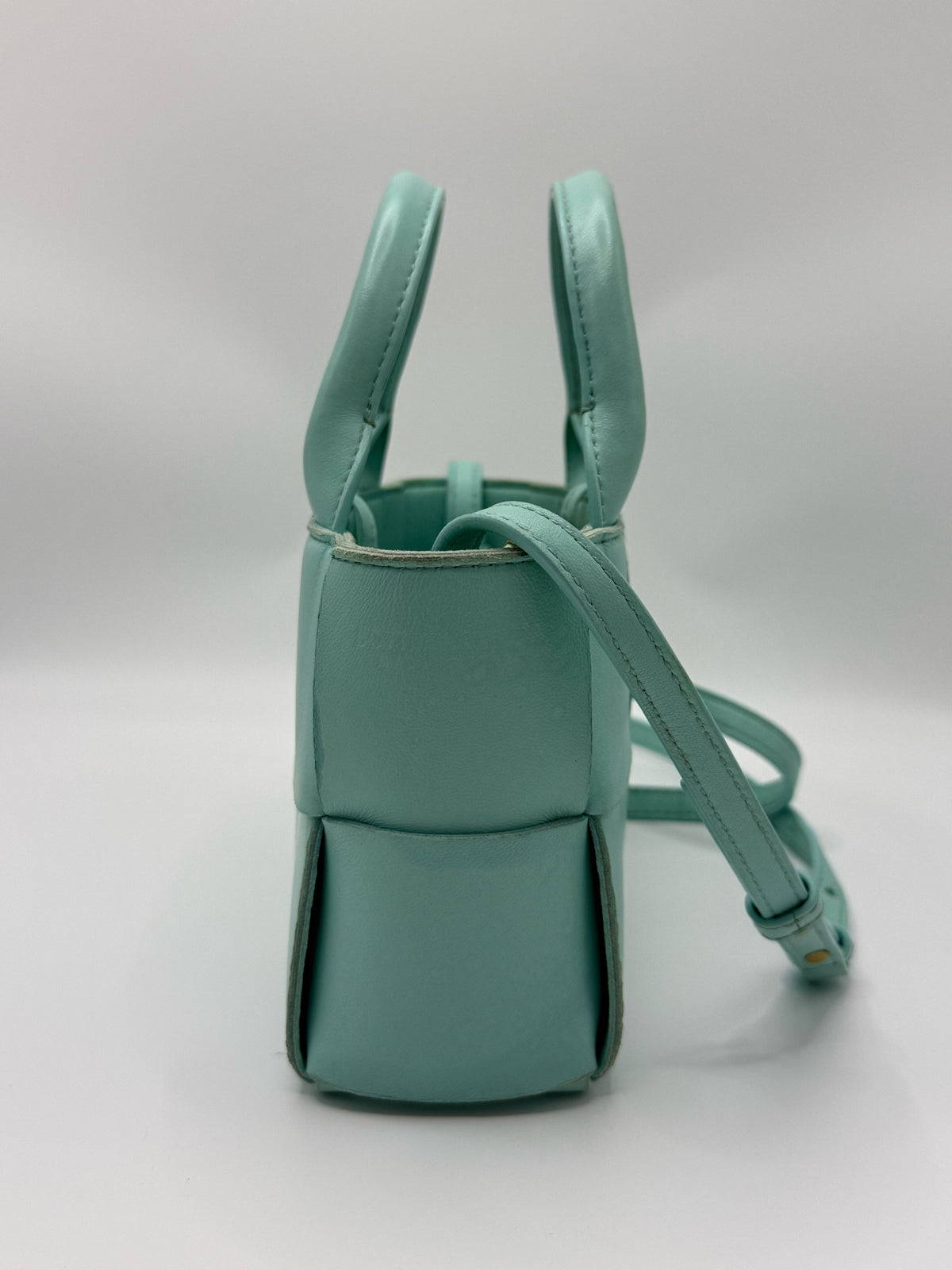 Bottega Veneta - Arco Mini Tote - Leather - Blue - (mini)