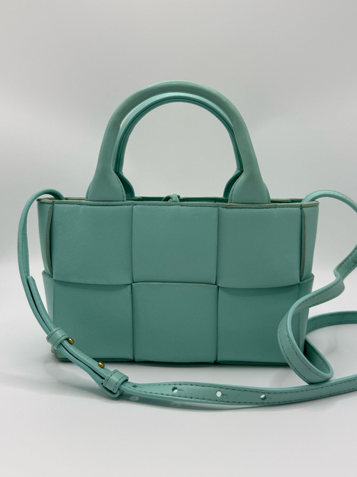 Bottega Veneta - Arco Mini Tote - Leather - Blue - (mini)
