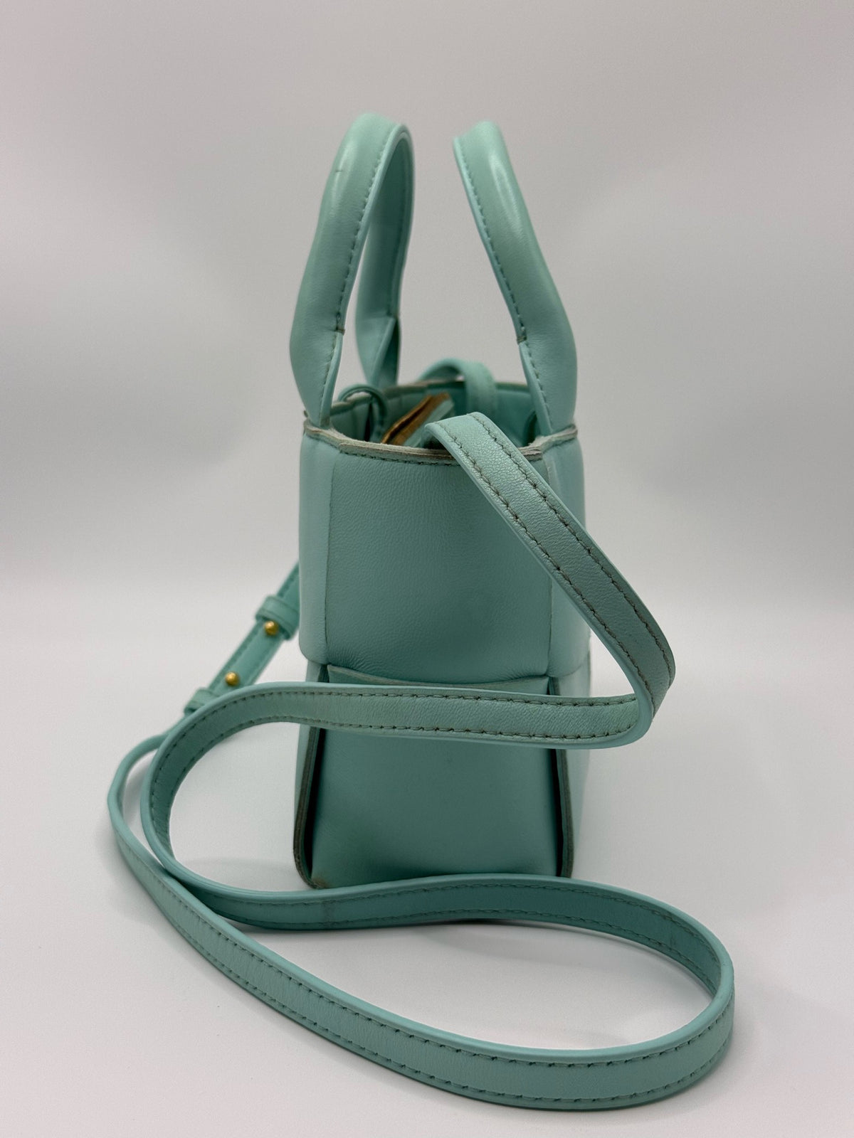 Bottega Veneta - Arco Mini Tote - Leather - Blue - (mini)