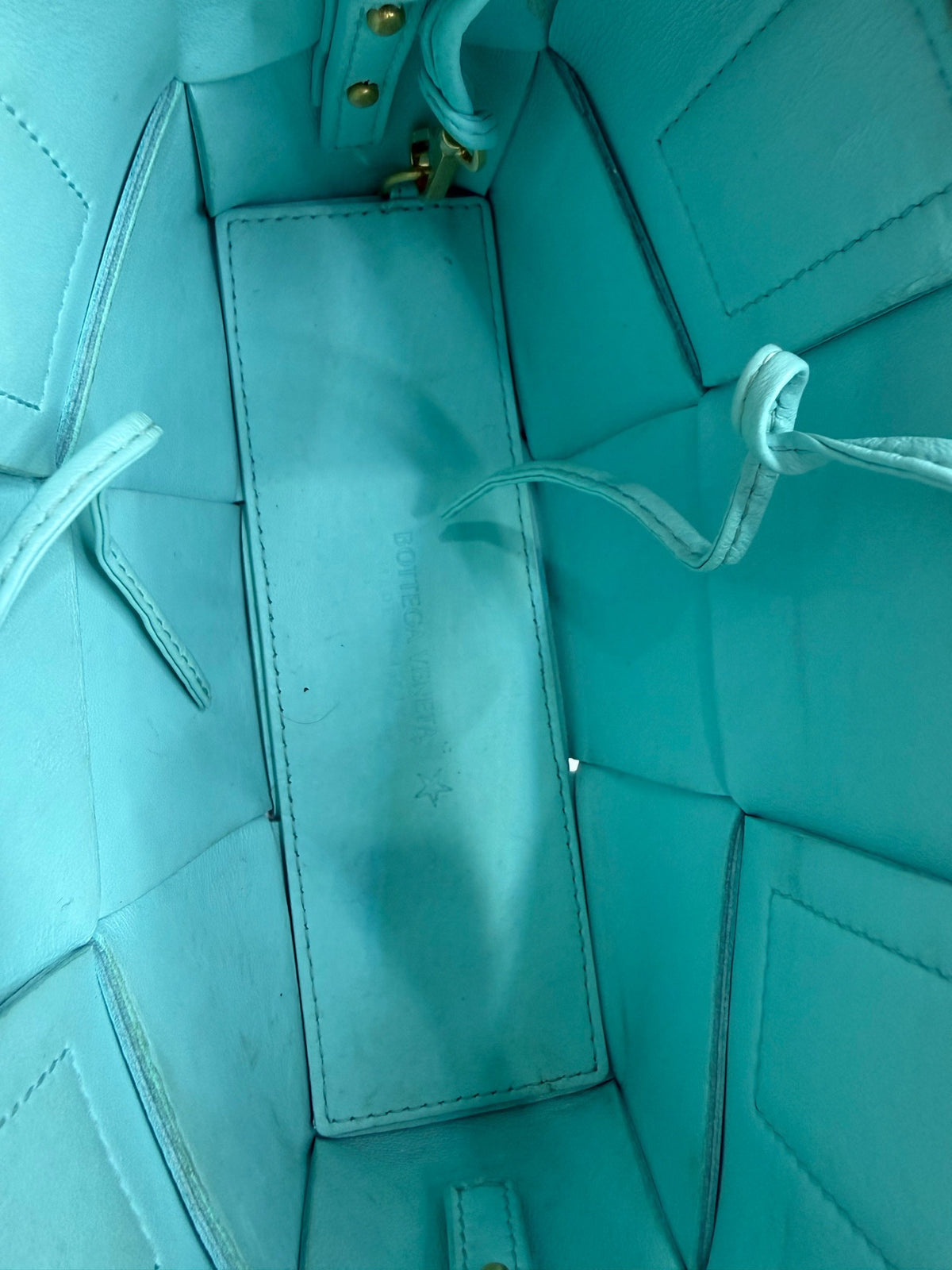 Bottega Veneta - Arco Mini Tote - Leather - Blue - (mini)