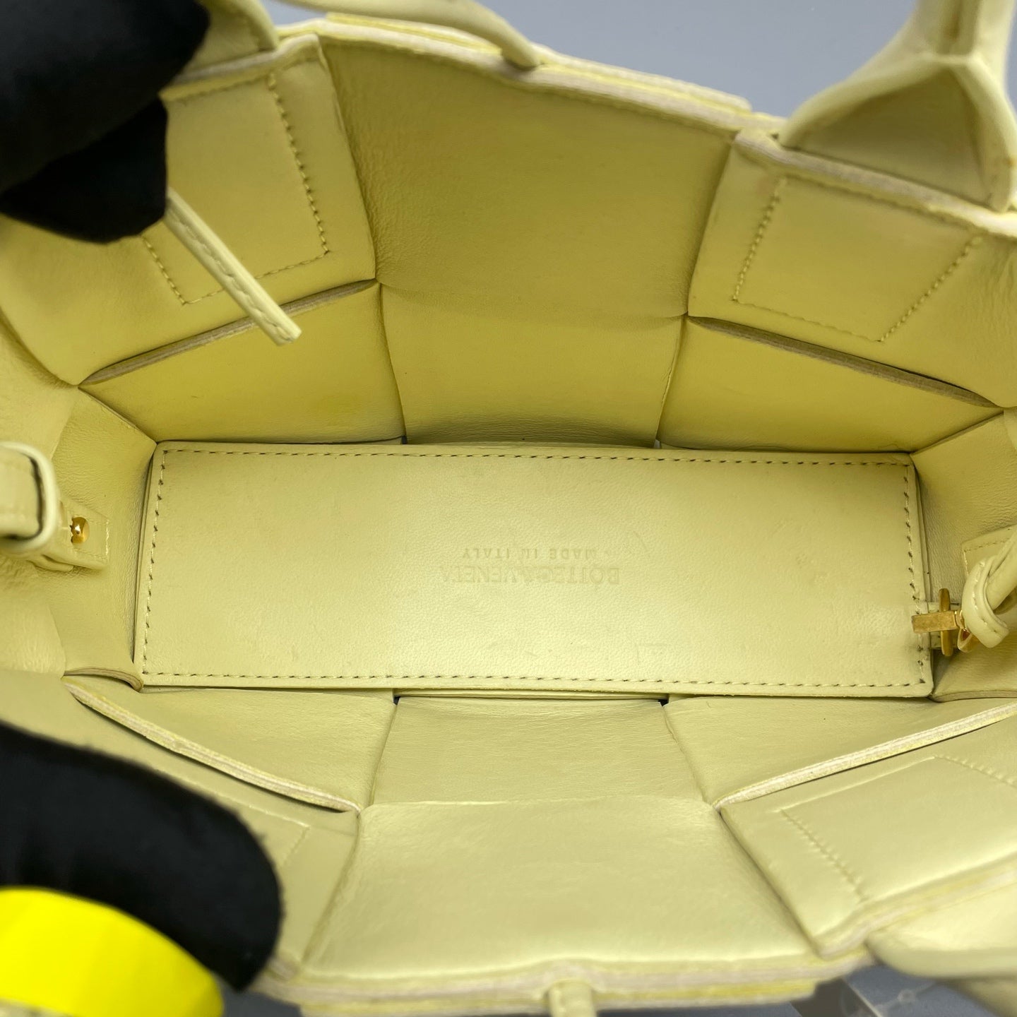 Bottega Veneta - Arco Mini Tote - Leather - Yellow - (mini)
