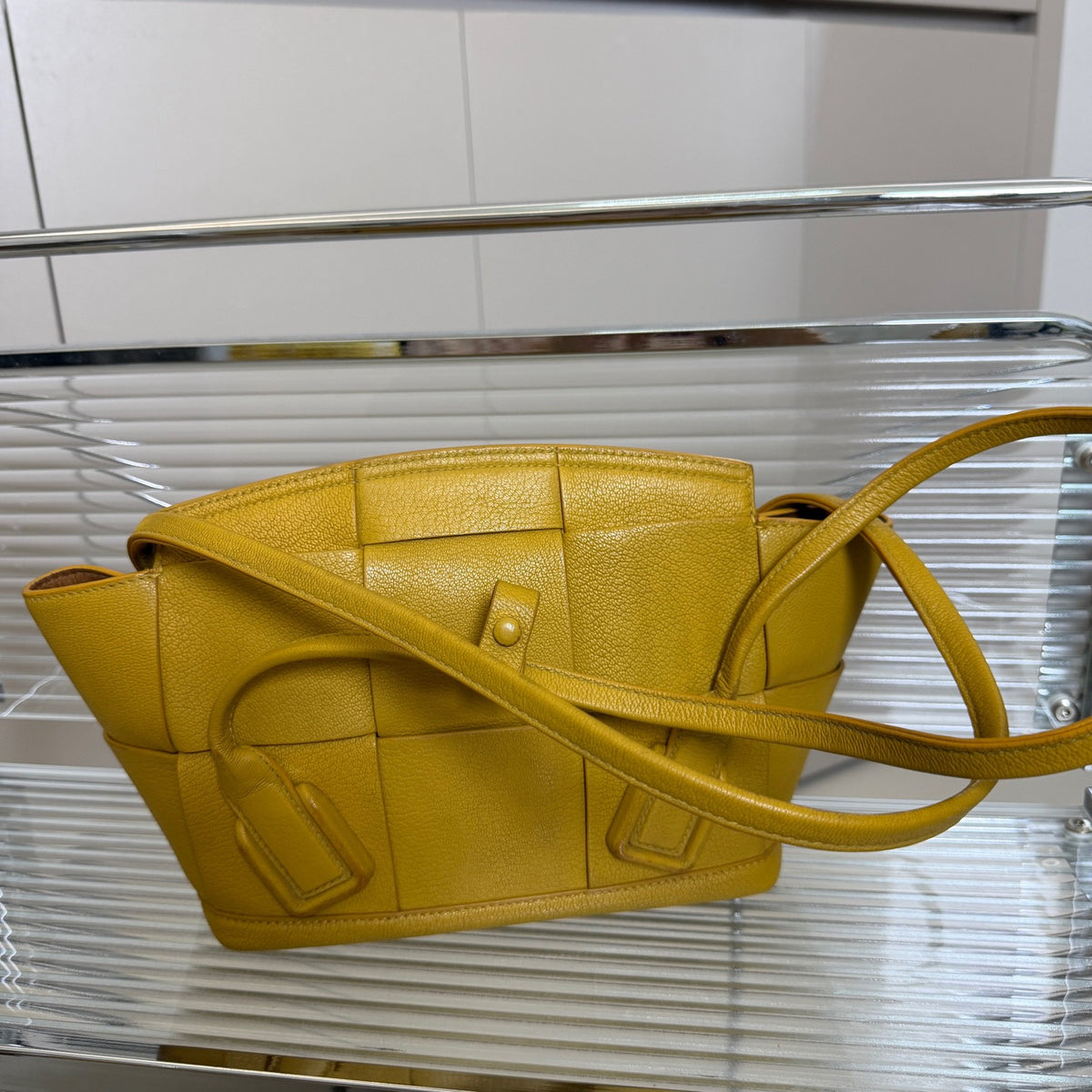 Bottega Veneta - Arco Small - Leather - Yellow - (small)