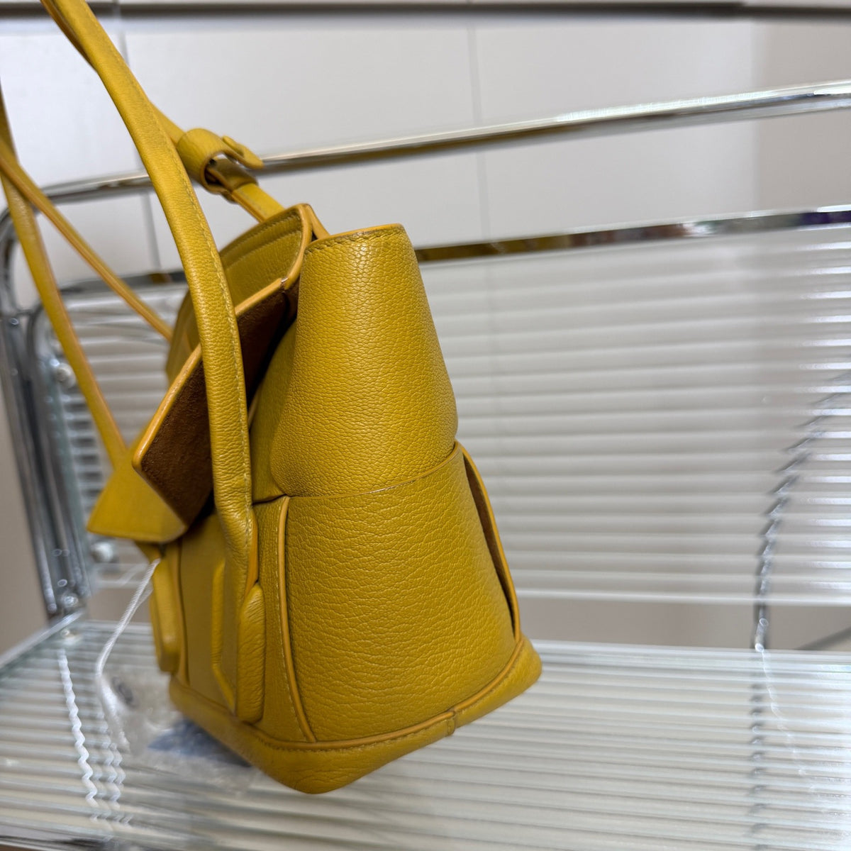 Bottega Veneta - Arco Small - Leather - Yellow - (small)