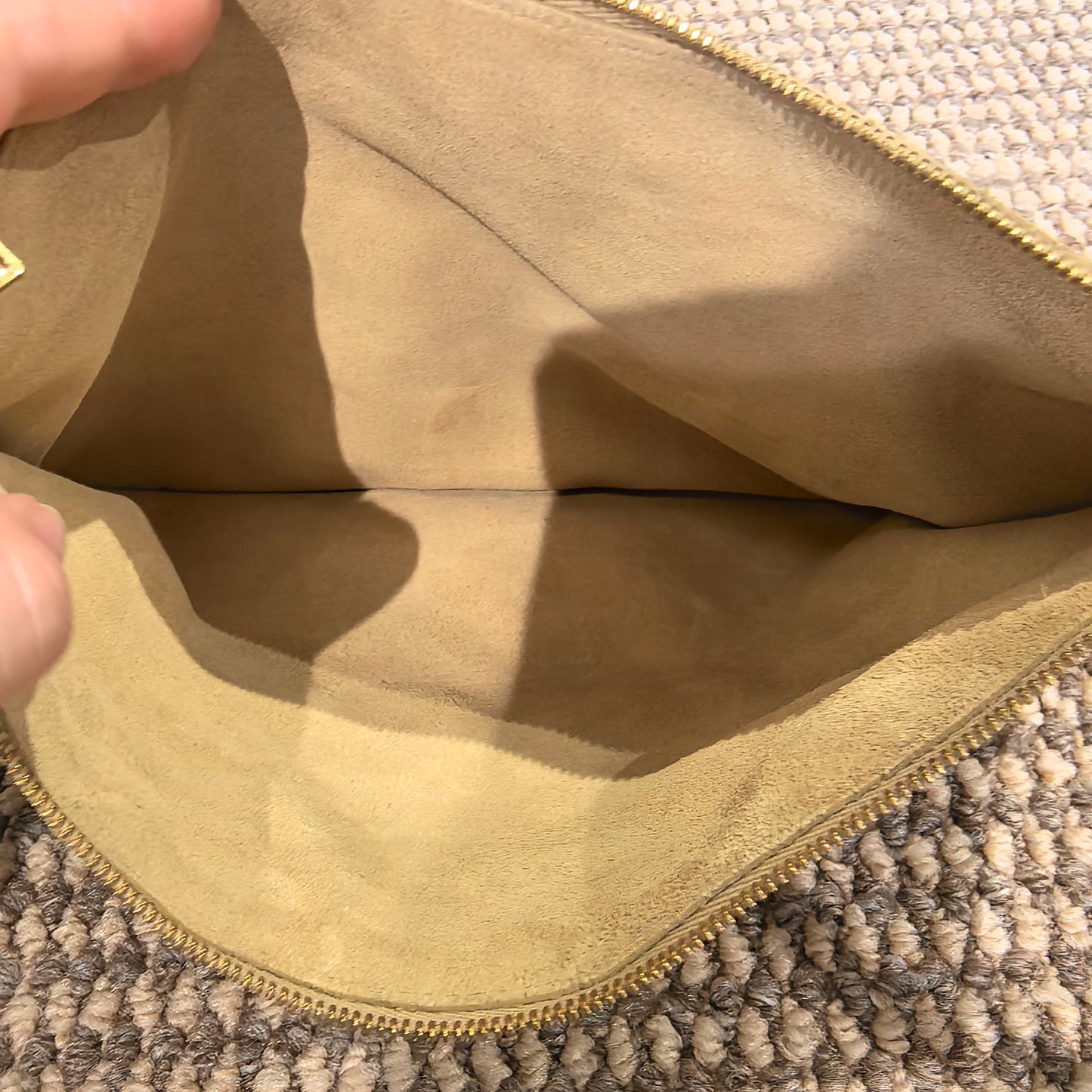 Bottega Veneta - Arco - Suede - Beige - (large)