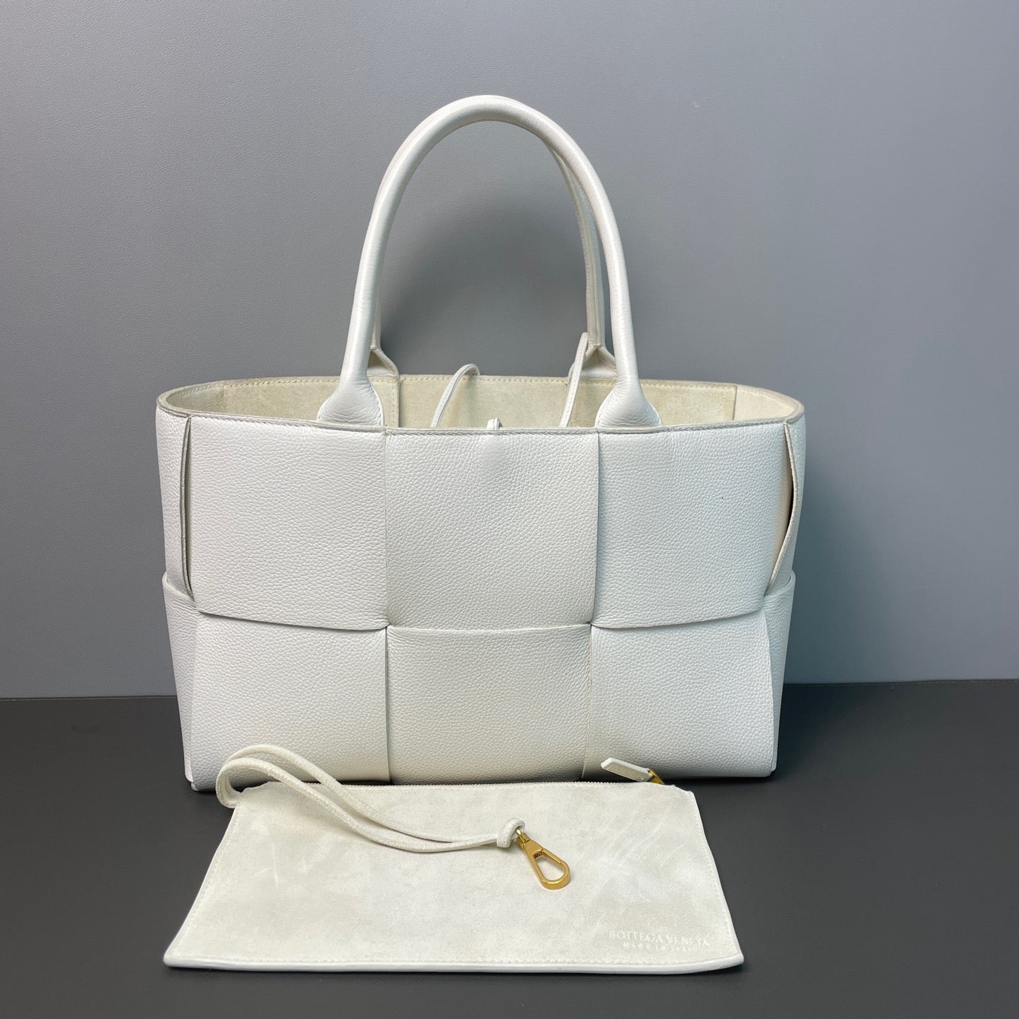 Bottega Veneta - Arco Tote - Leather - White - (medium)