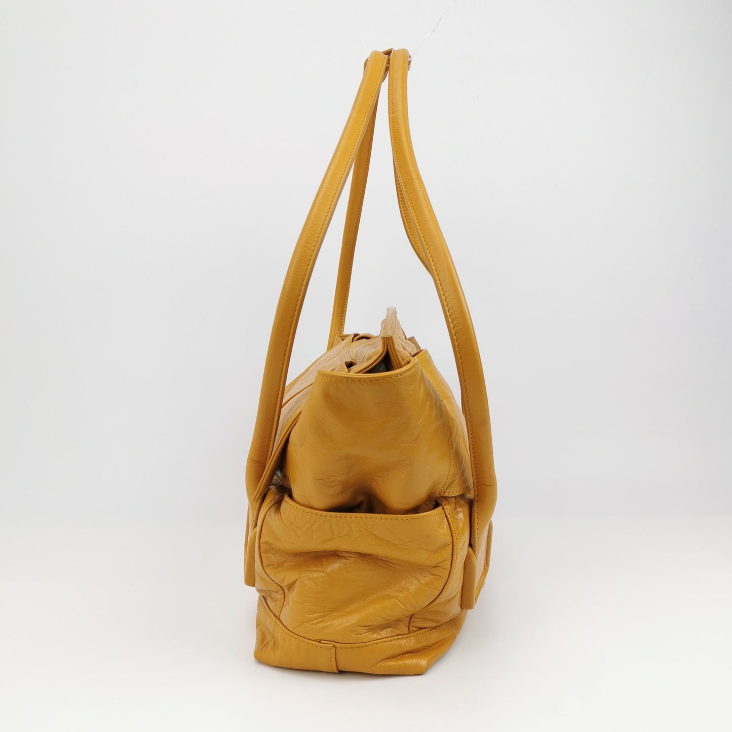 Bottega Veneta - Arco Tote - Oiled wax cowhide leather - Yellow - (Medium)