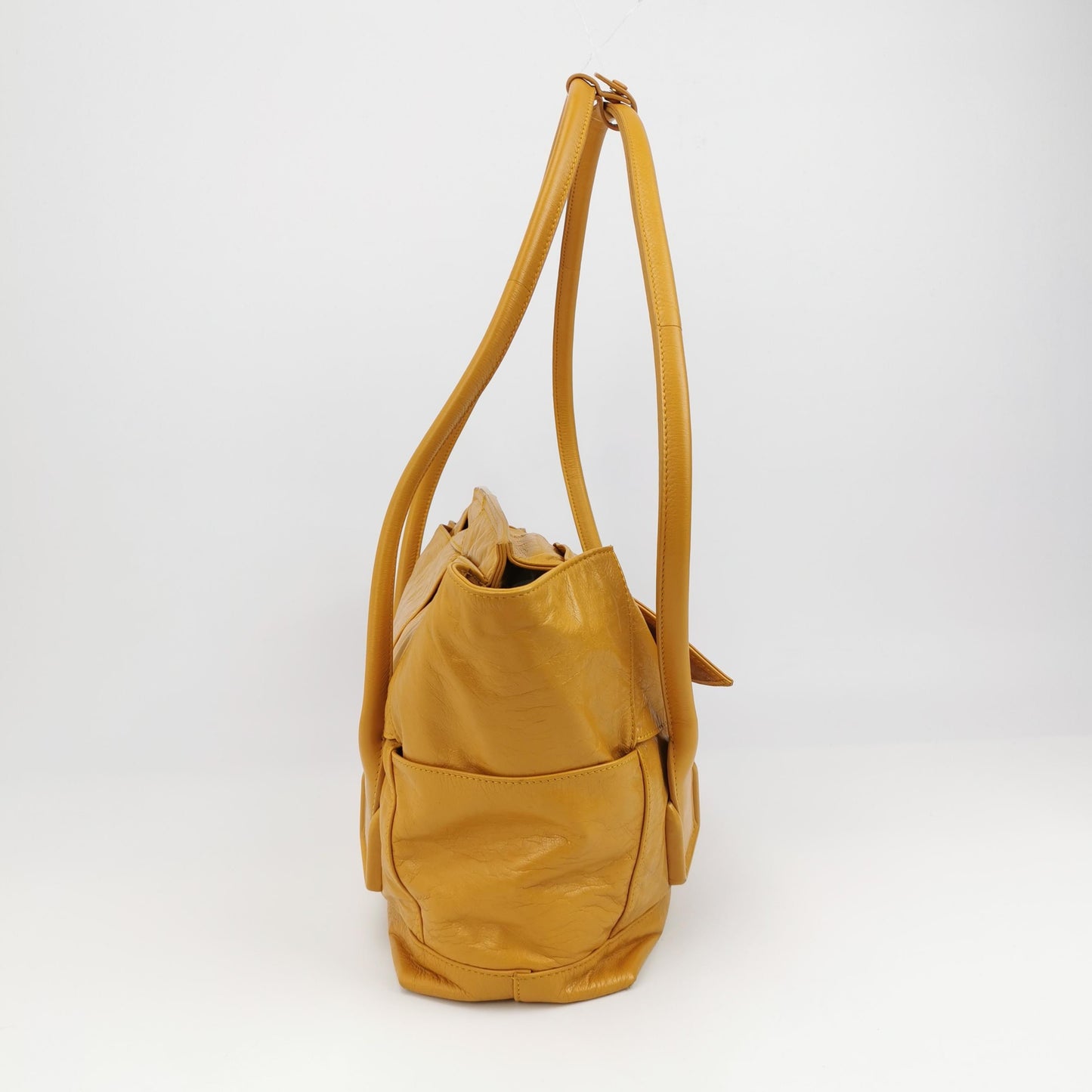 Bottega Veneta - Arco Tote - Oiled wax cowhide leather - Yellow - (Medium)