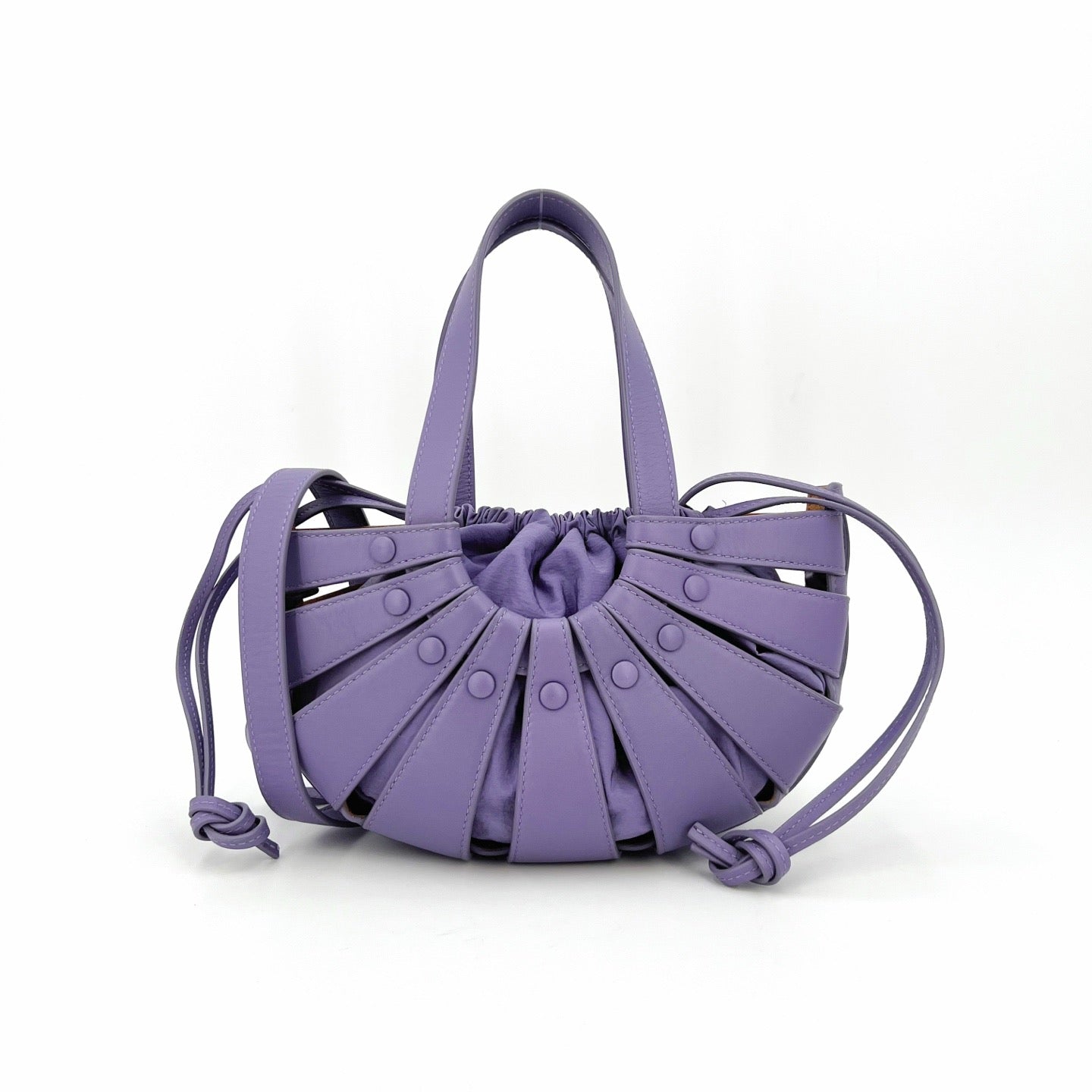 Bottega Veneta - Basket Bag - Leather - Purple - (mini)