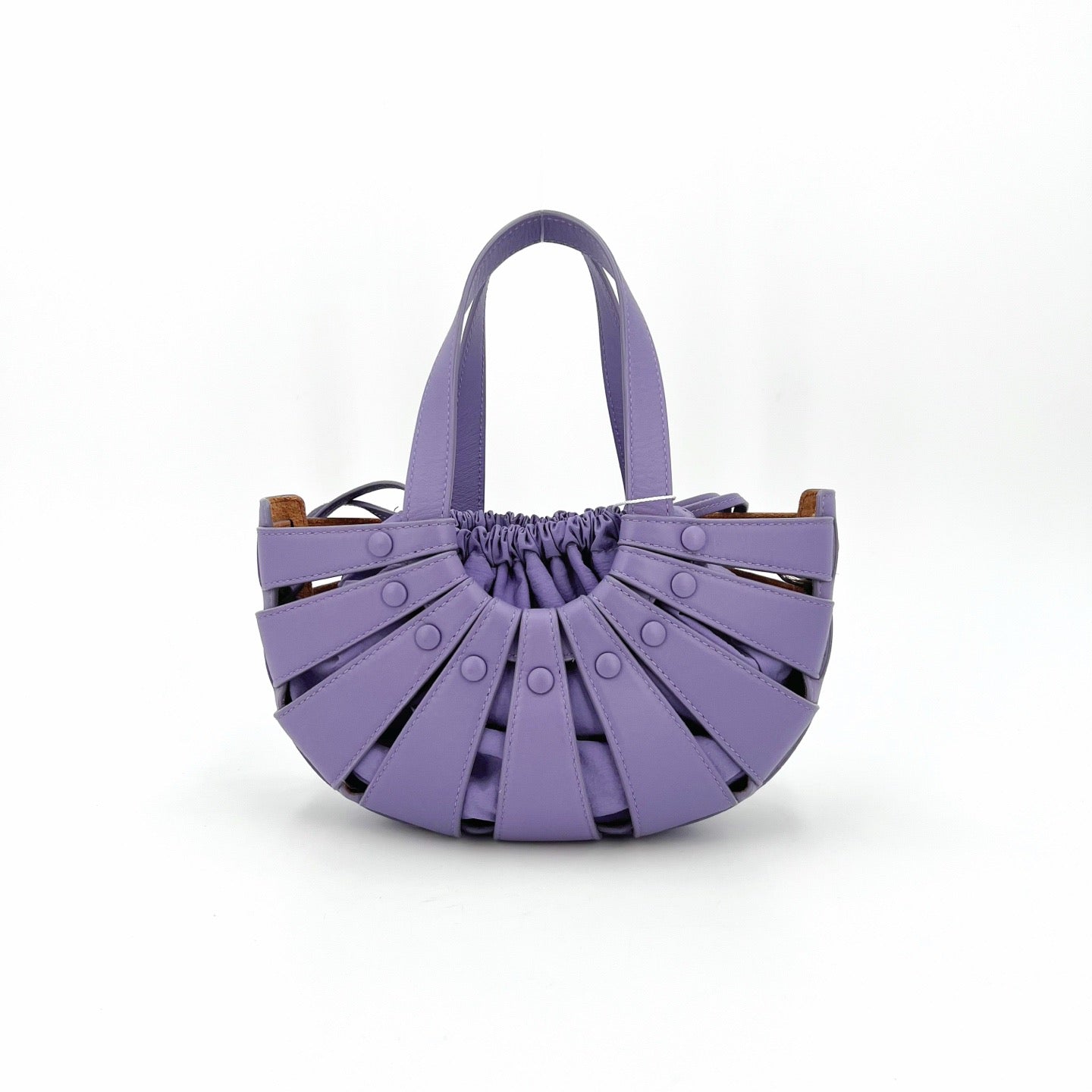 Bottega Veneta - Basket Bag - Leather - Purple - (mini)