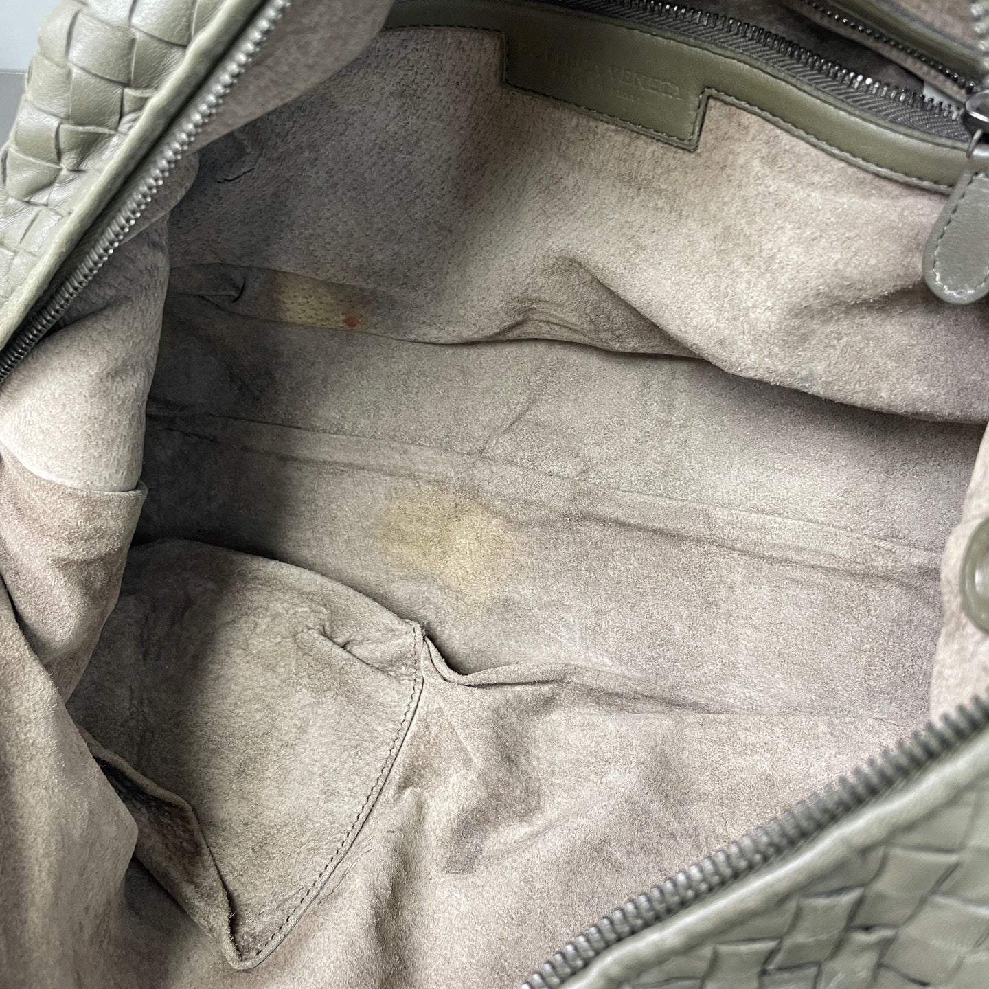 Bottega Veneta - Boston Bag - Leather - Grey - (medium)