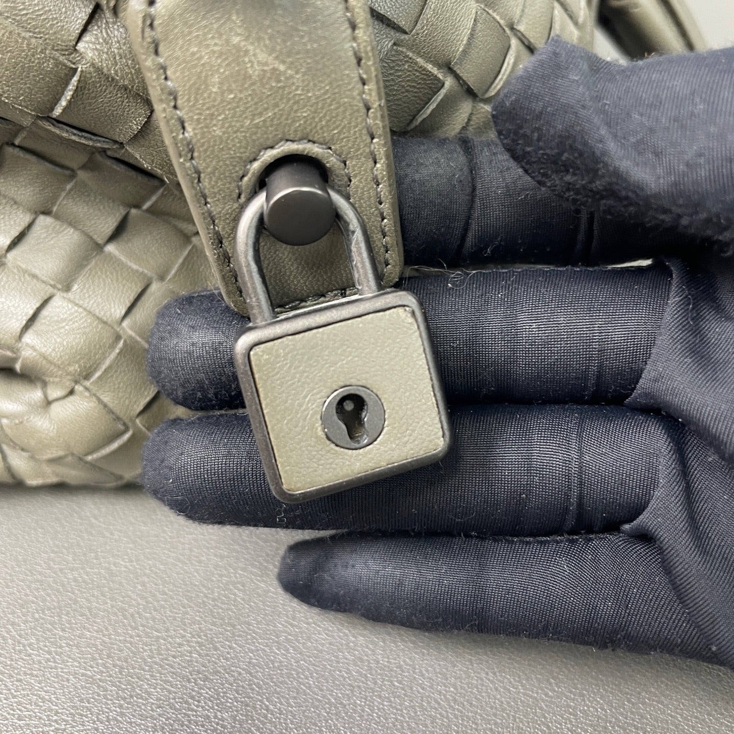 Bottega Veneta - Boston Bag - Leather - Grey - (medium)