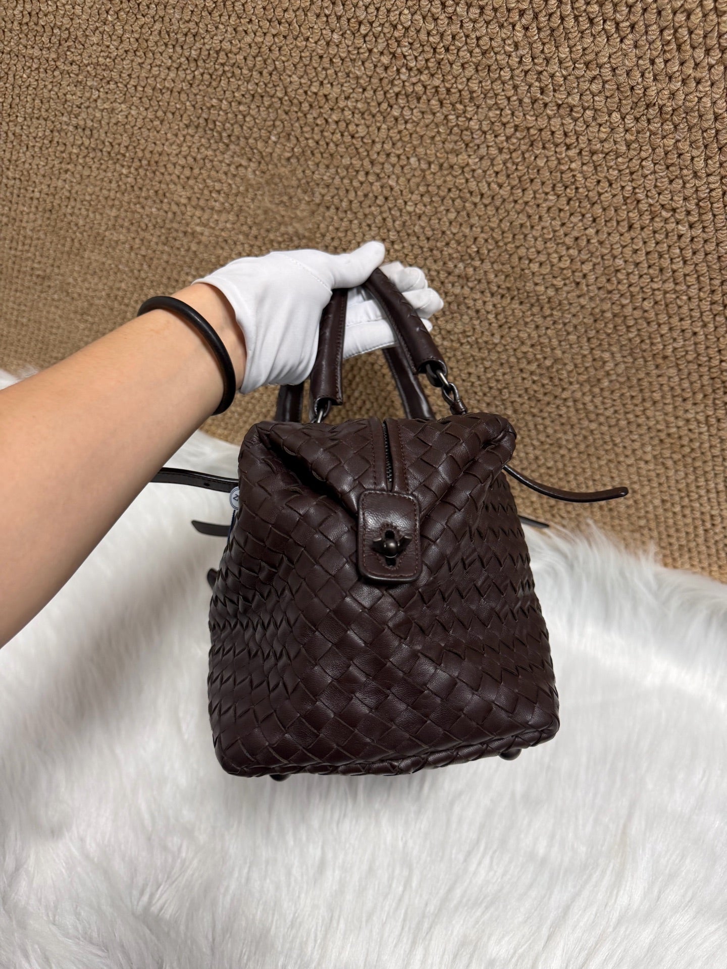 Bottega Veneta - Boston - Leather - Brown - (medium)