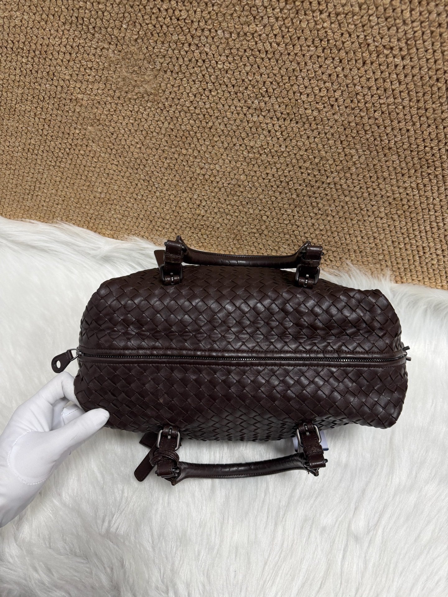 Bottega Veneta - Boston - Leather - Brown - (medium)