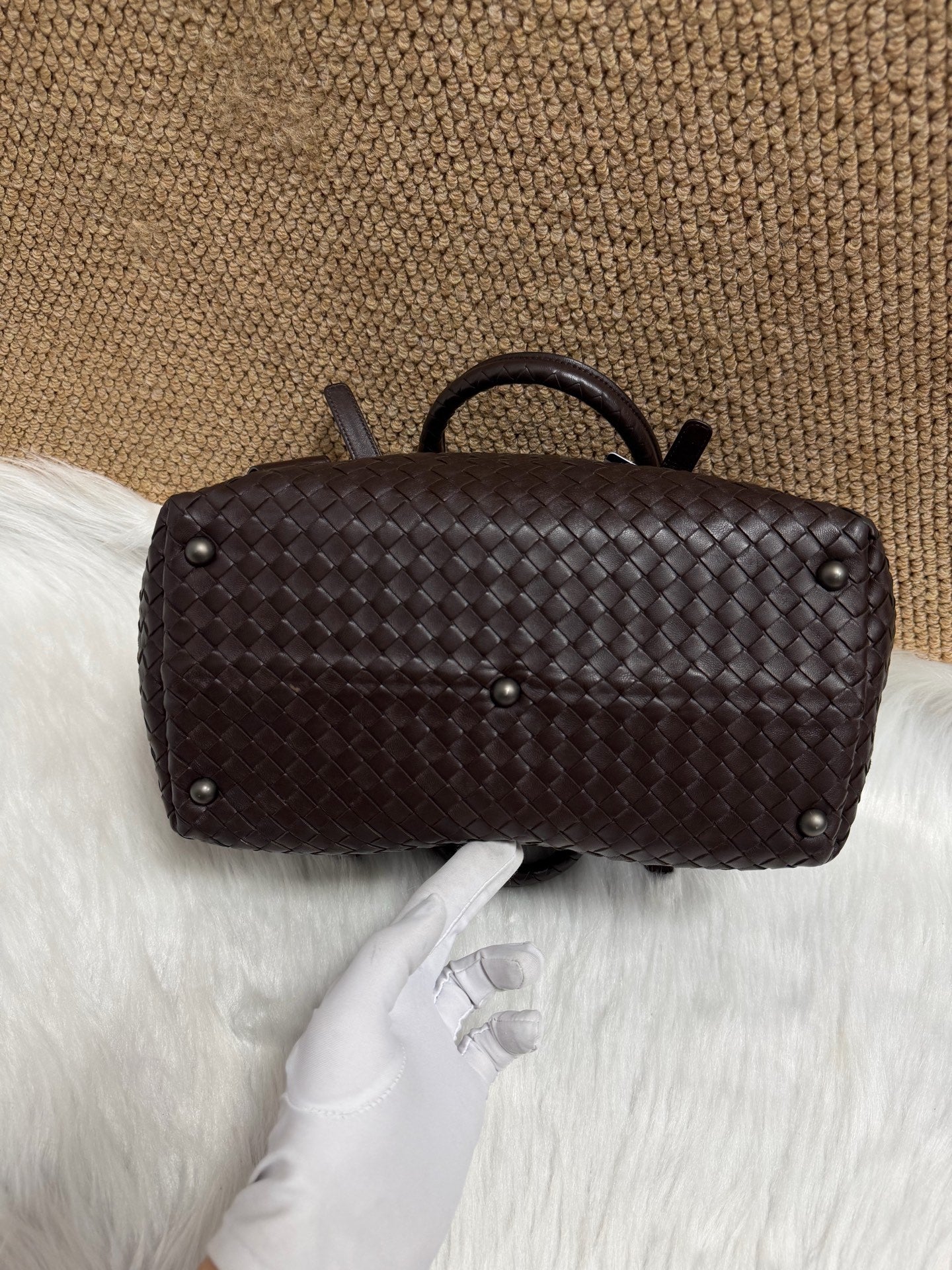 Bottega Veneta - Boston - Leather - Brown - (medium)