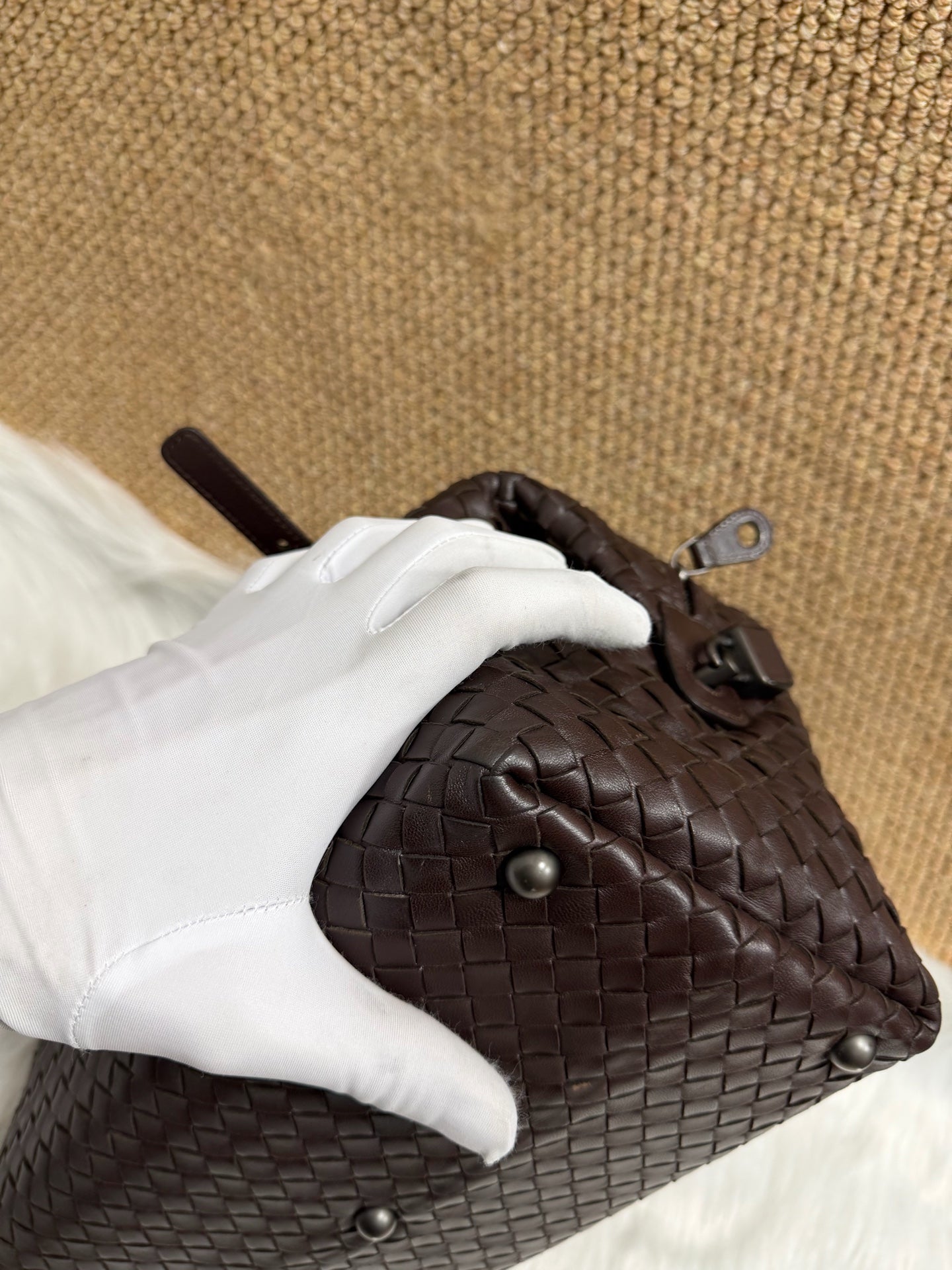 Bottega Veneta - Boston - Leather - Brown - (medium)