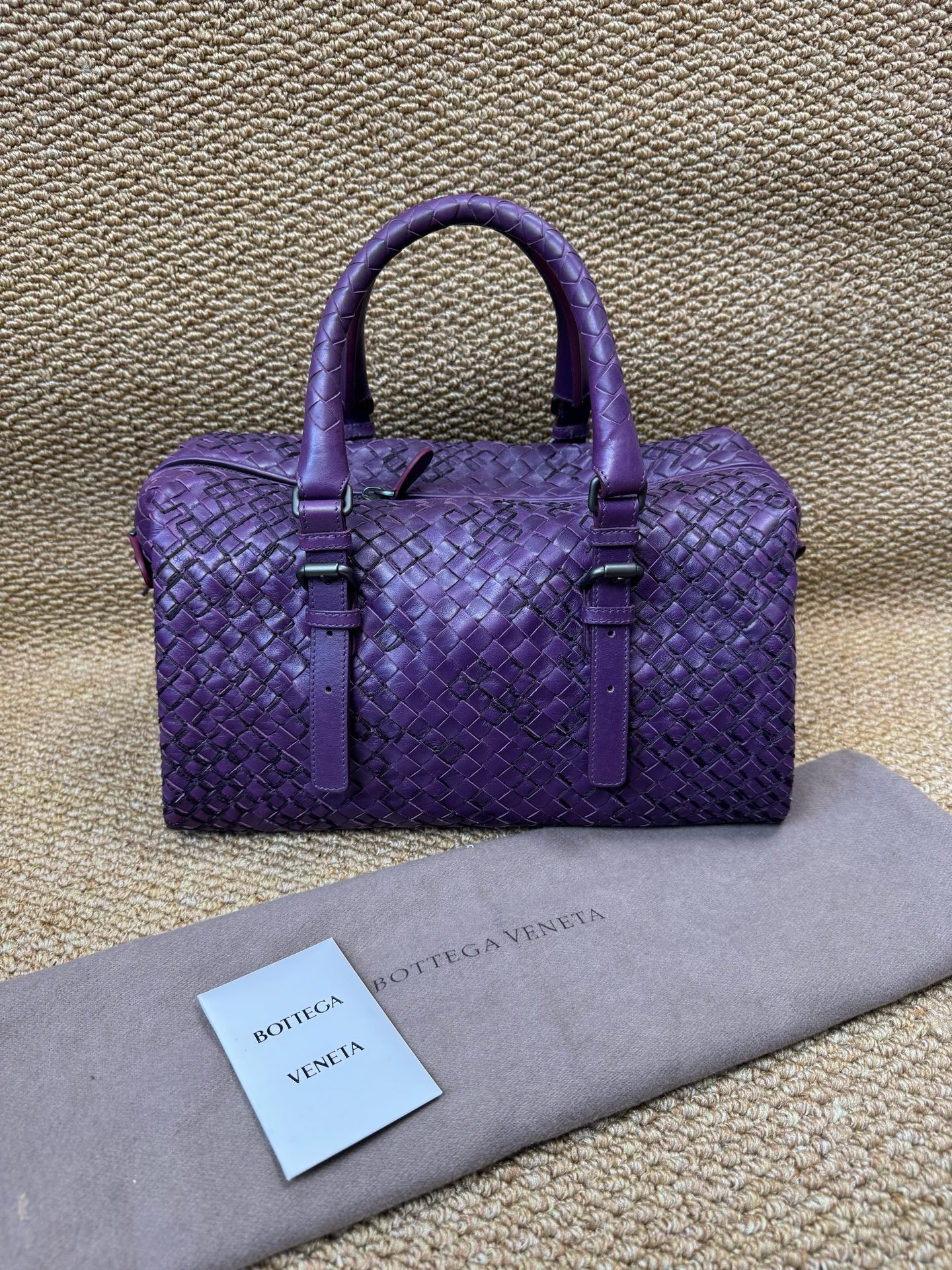 Bottega Veneta - Boston - Leather - Purple - (medium)