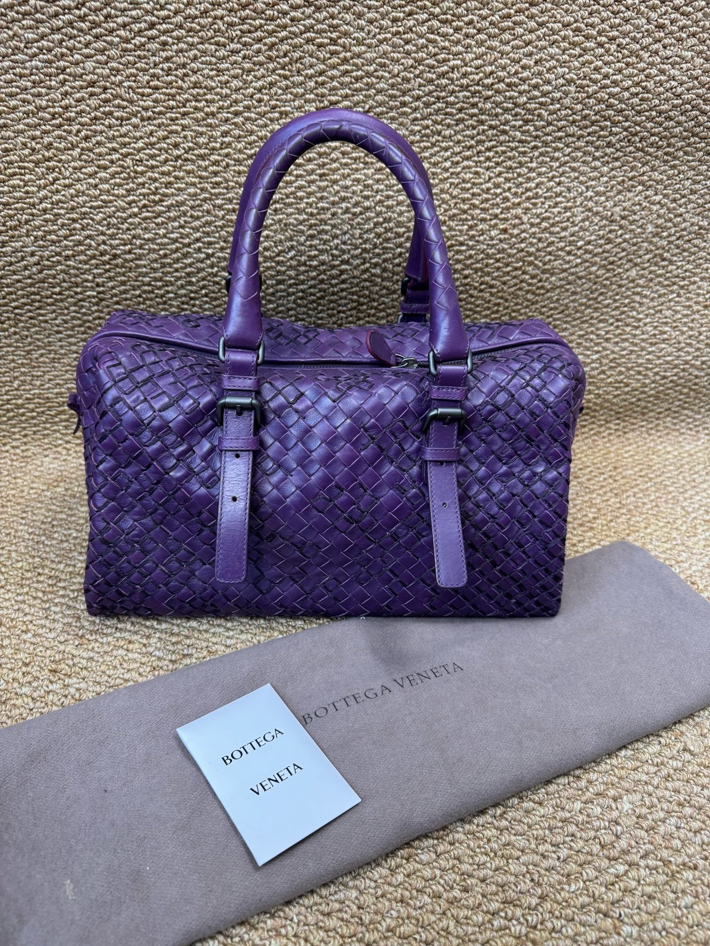 Bottega Veneta - Boston - Leather - Purple - (medium)