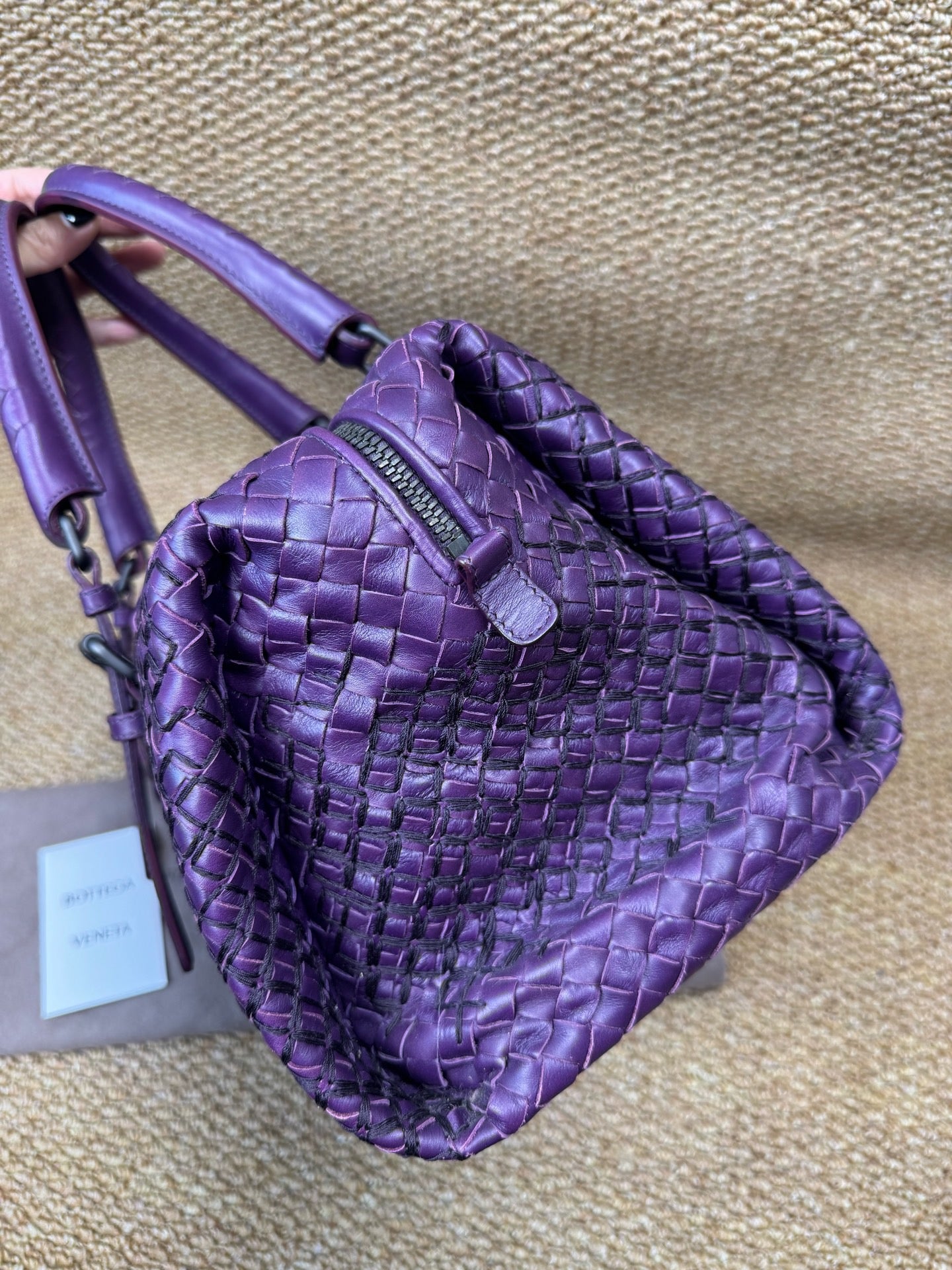 Bottega Veneta - Boston - Leather - Purple - (medium)