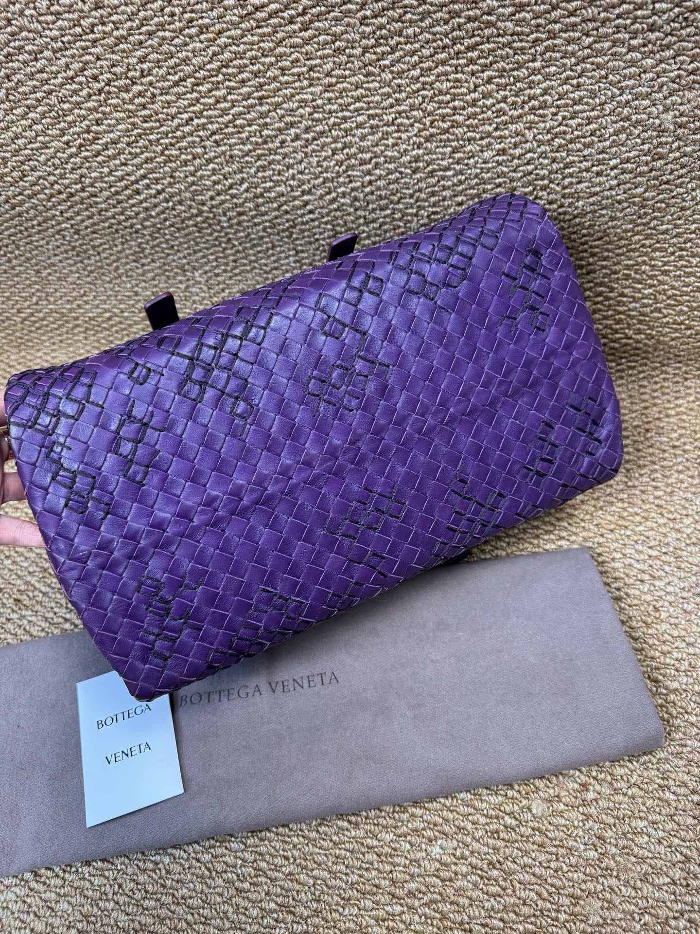 Bottega Veneta - Boston - Leather - Purple - (medium)