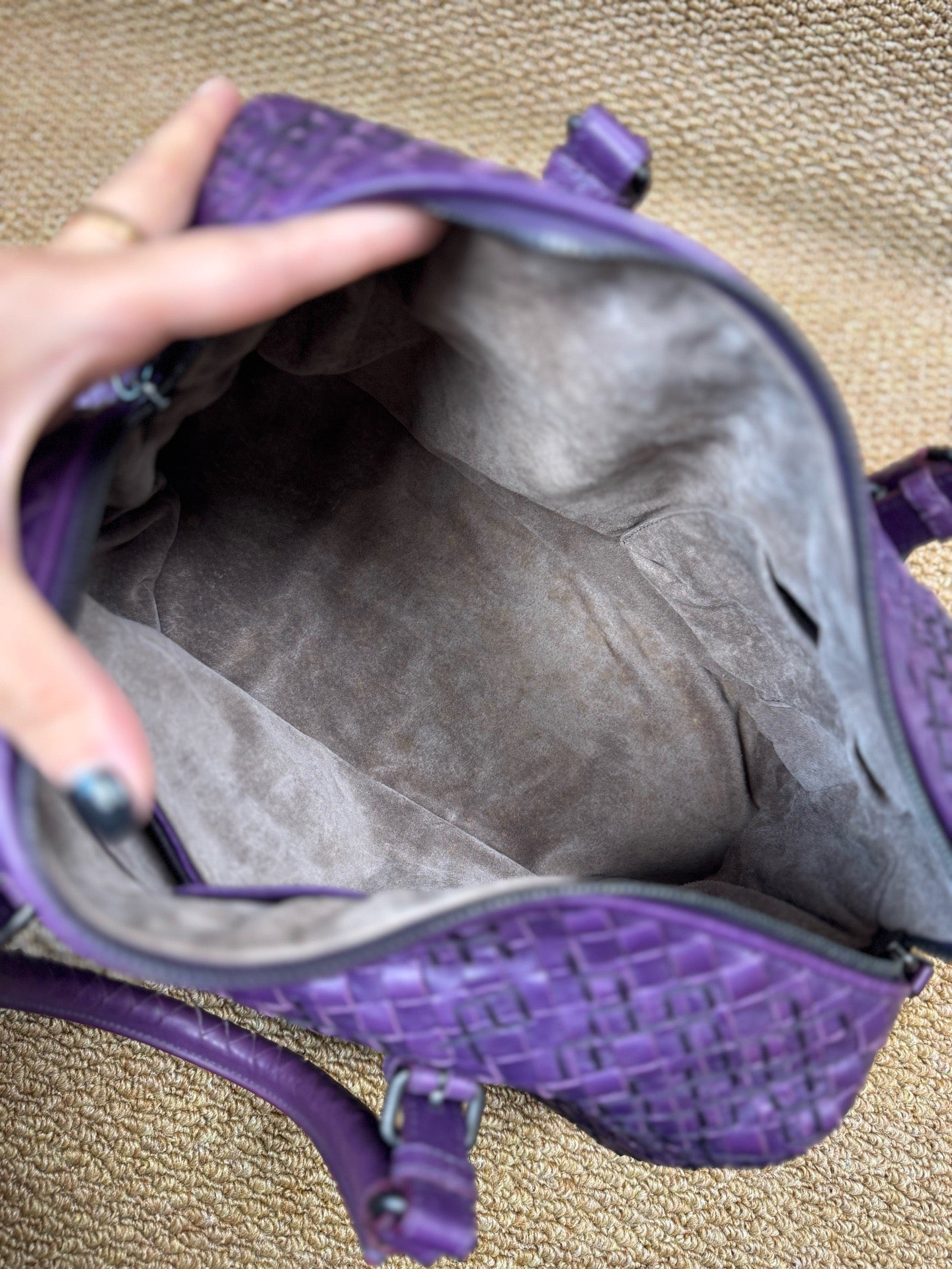 Bottega Veneta - Boston - Leather - Purple - (medium)