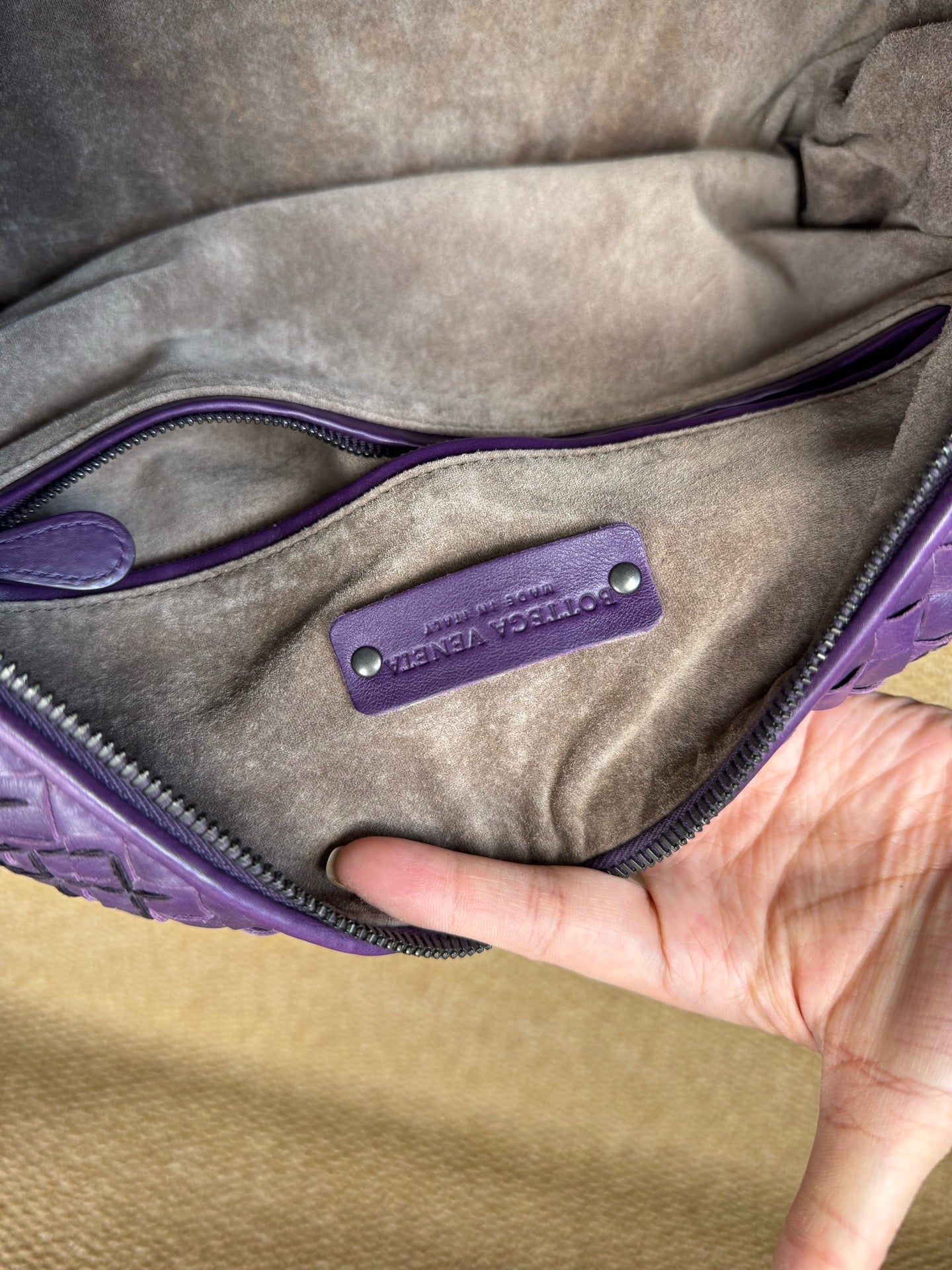 Bottega Veneta - Boston - Leather - Purple - (medium)