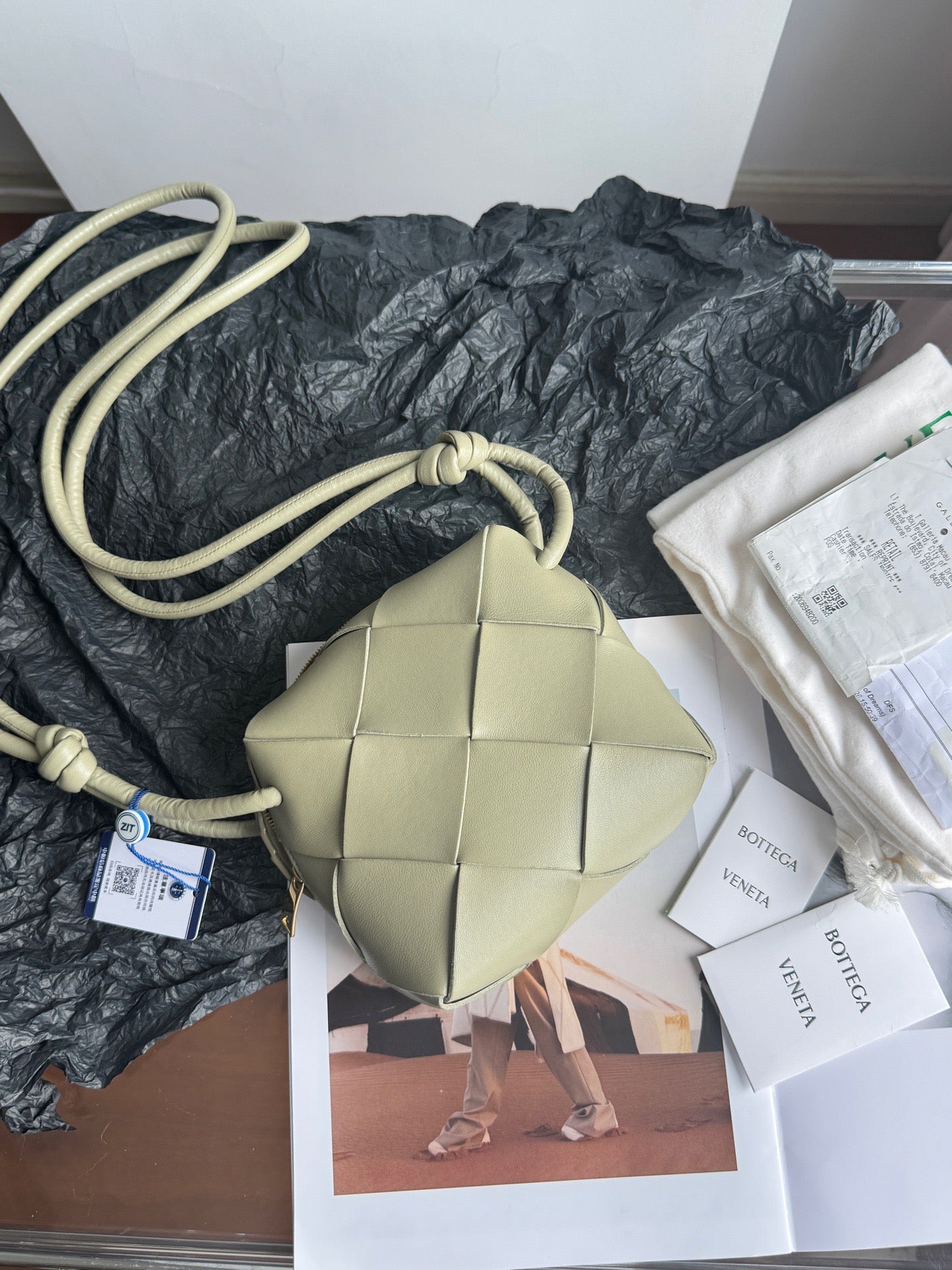 Bottega Veneta - Brick Camera Bag - Leather - Green - (mini)