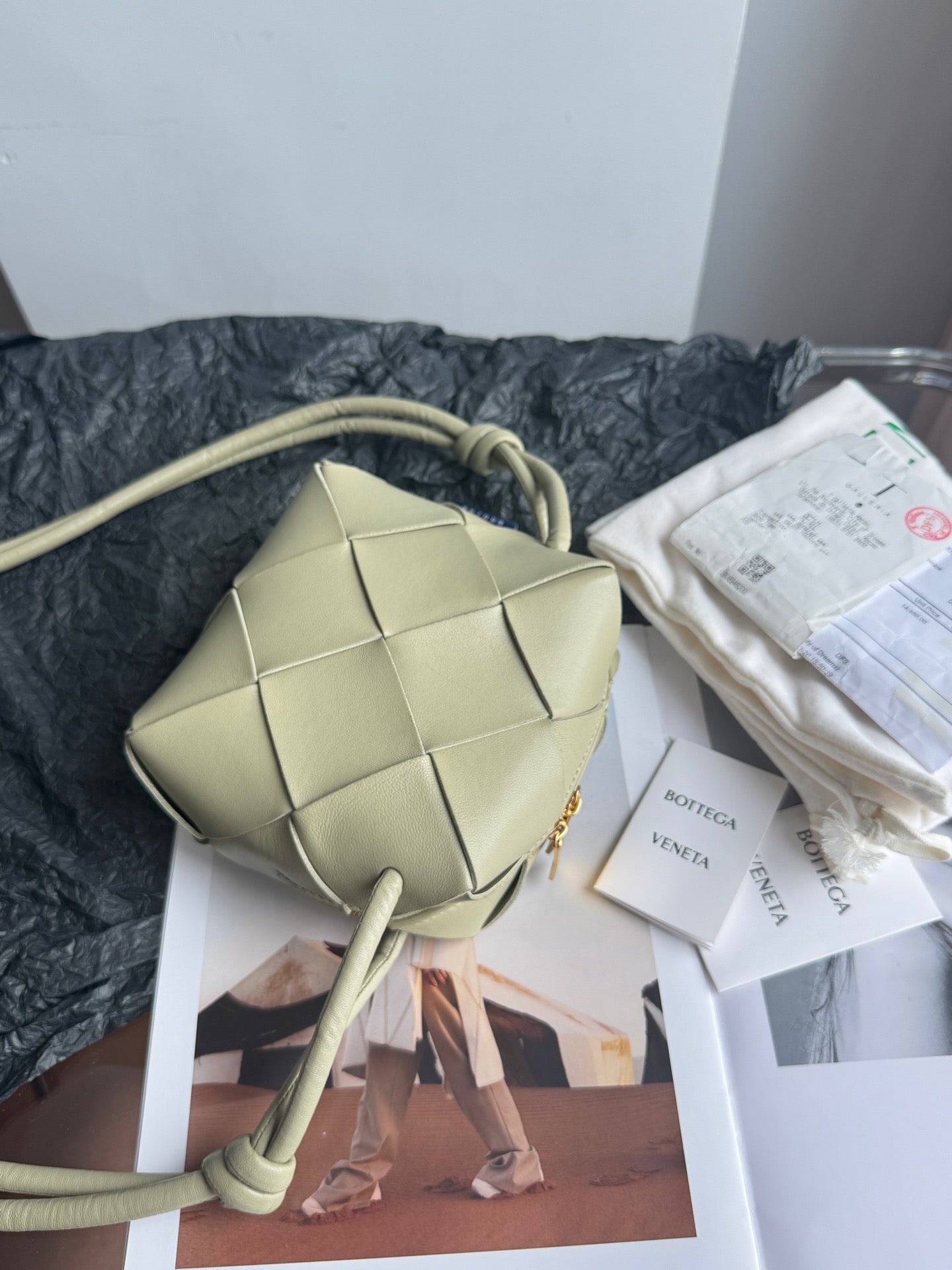 Bottega Veneta - Brick Camera Bag - Leather - Green - (mini)