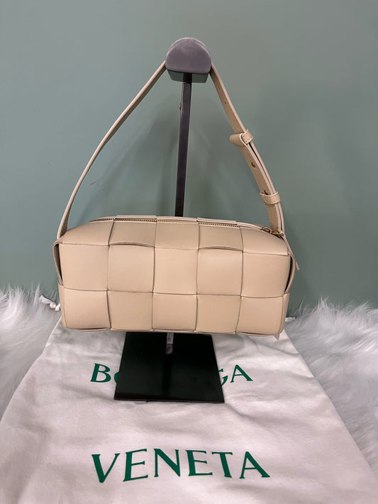 Bottega Veneta - Brick Cassette Small - Leather - Beige - (small)