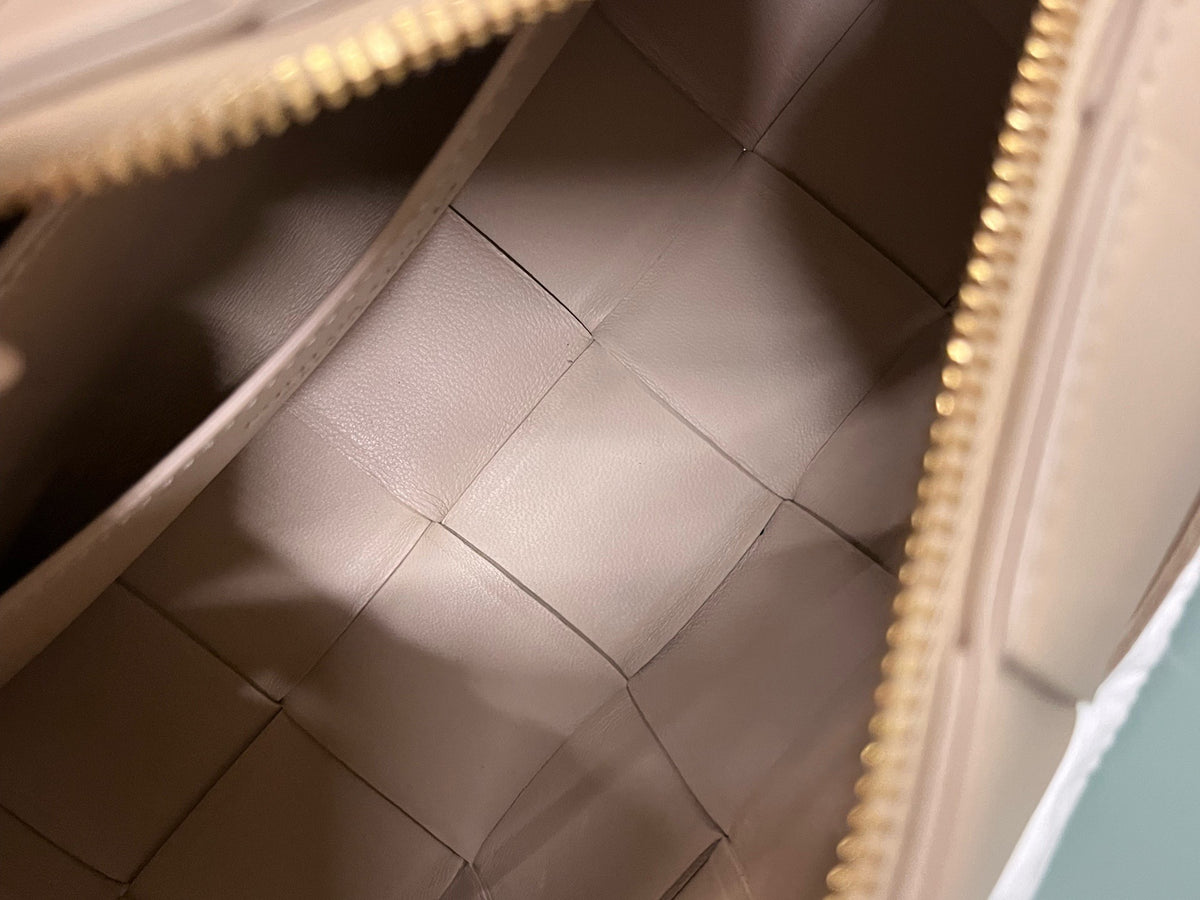 Bottega Veneta - Brick Cassette Small - Leather - Beige - (small)