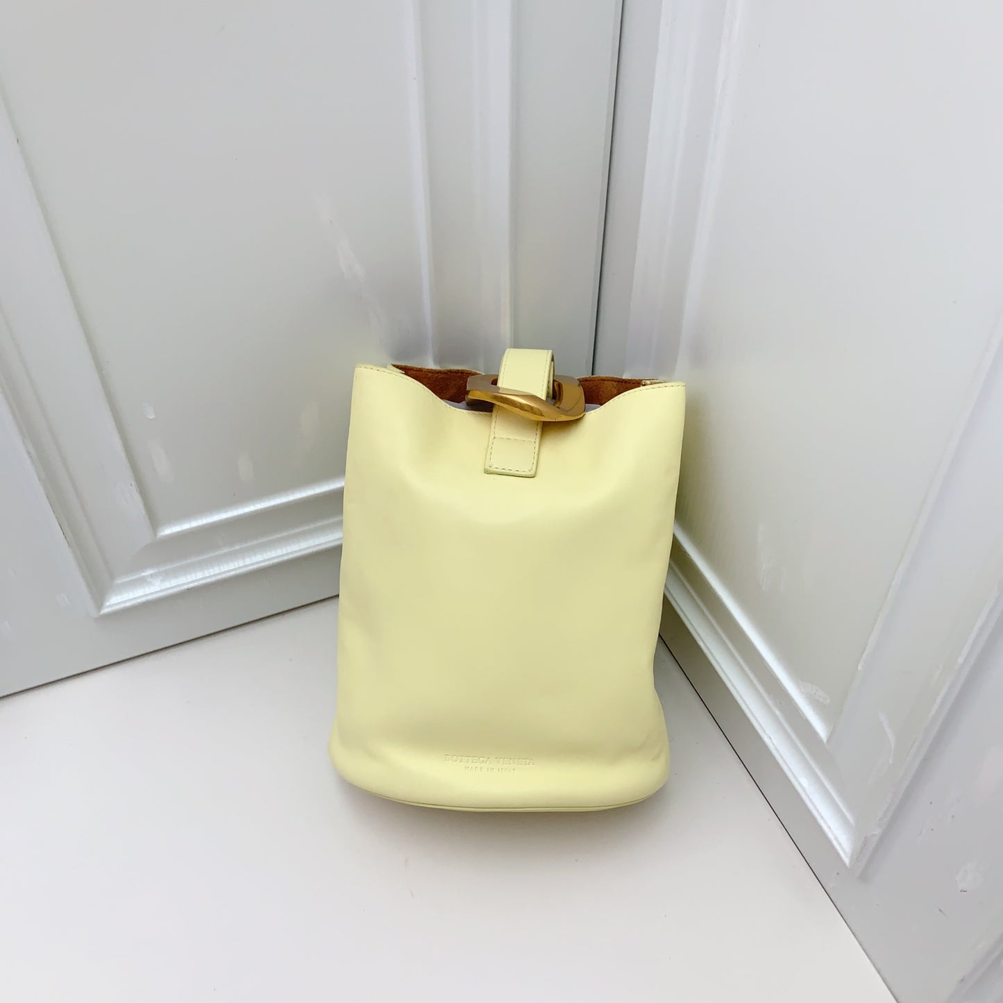 Bottega Veneta - Bucket Bag - Leather - Yellow - (mini)