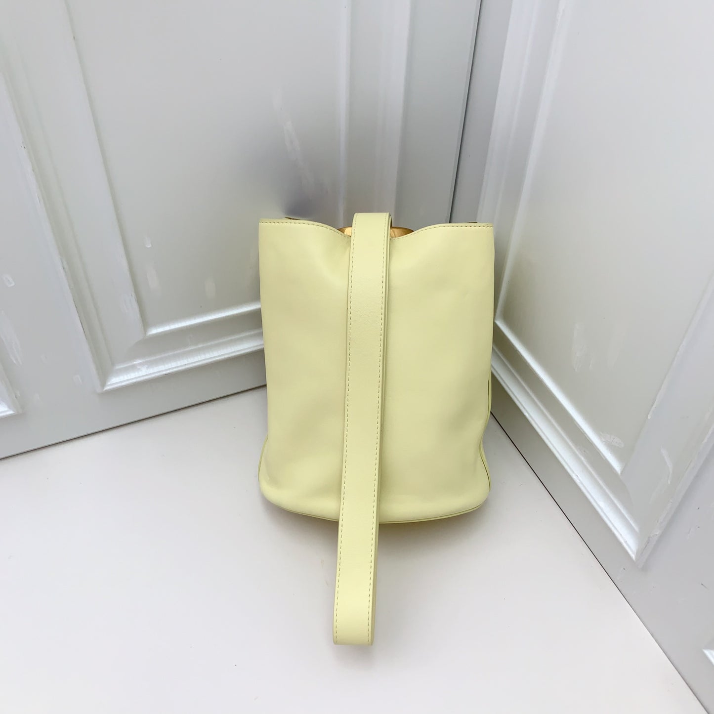 Bottega Veneta - Bucket Bag - Leather - Yellow - (mini)