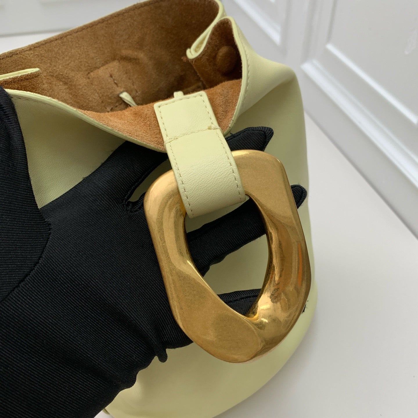 Bottega Veneta - Bucket Bag - Leather - Yellow - (mini)