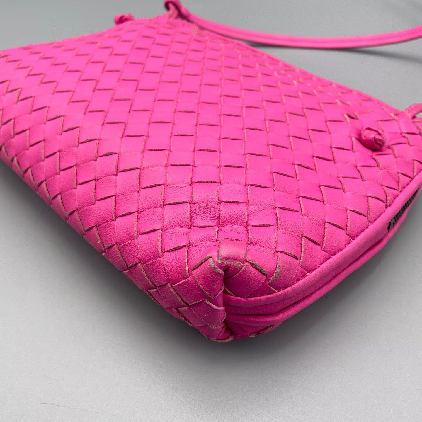 Bottega Veneta - Camera Bag - Lambskin leather - Rose Pink - (mini)