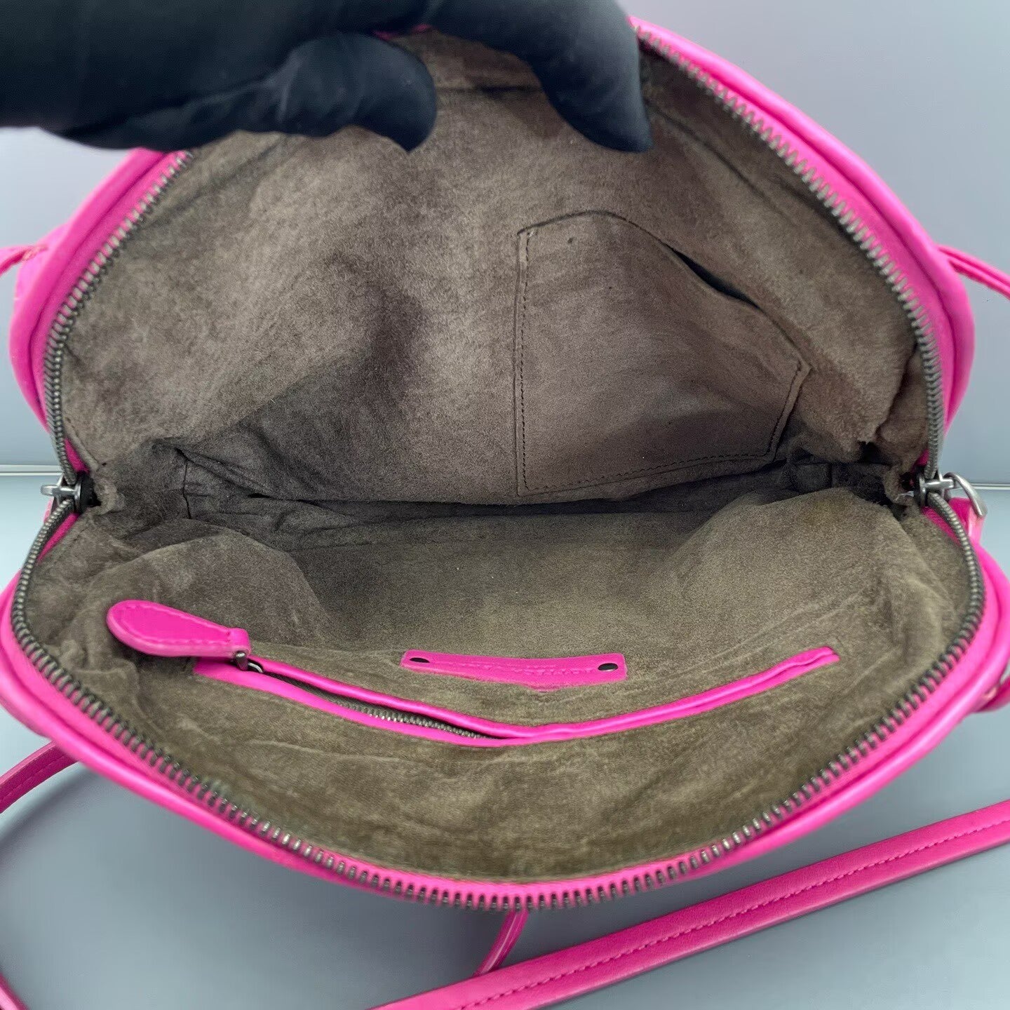 Bottega Veneta - Camera Bag - Lambskin leather - Rose Pink - (mini)