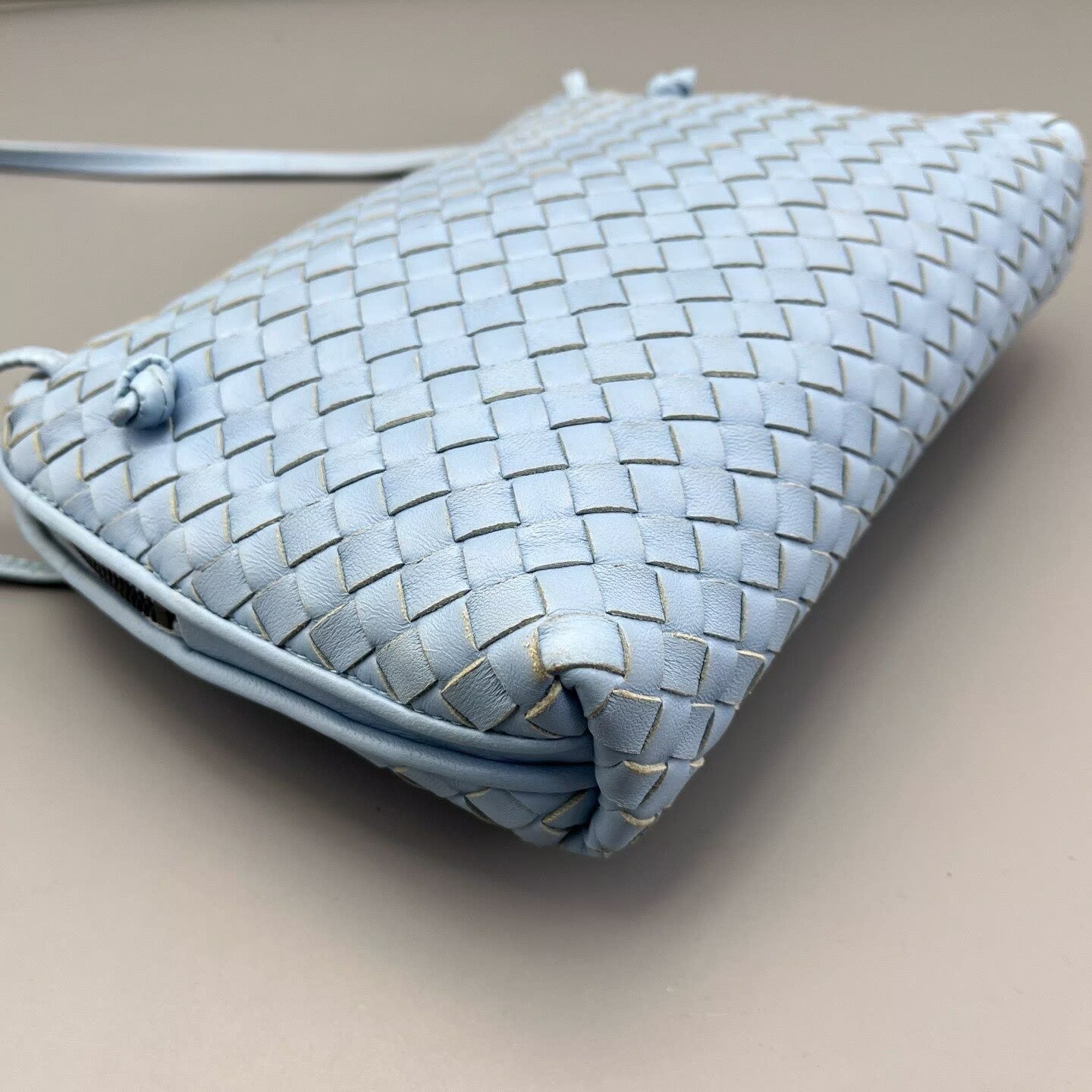 Bottega Veneta - Camera Bag - Leather - Light Blue - (Small)