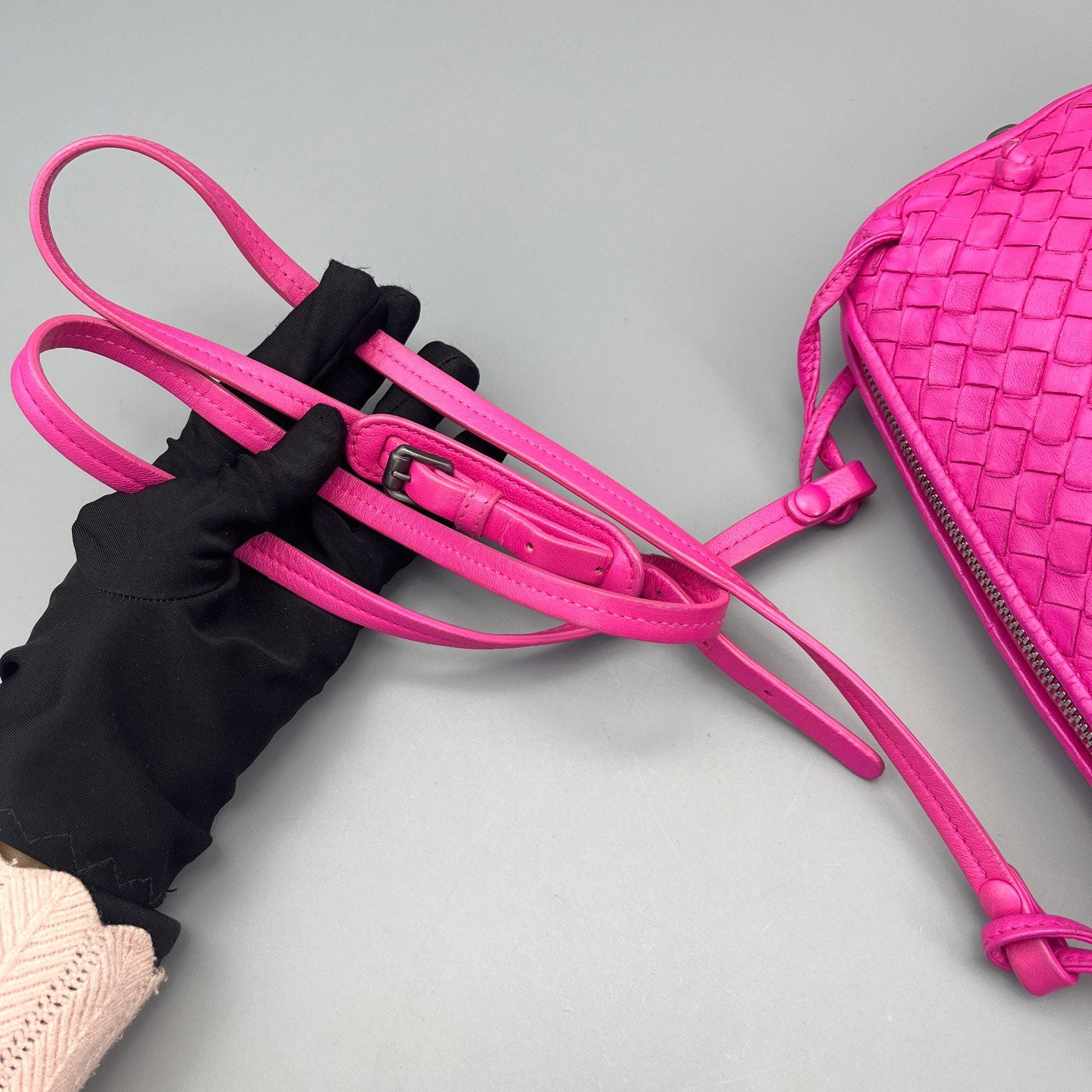 Bottega Veneta - Camera Bag - Leather - Pink - (small)