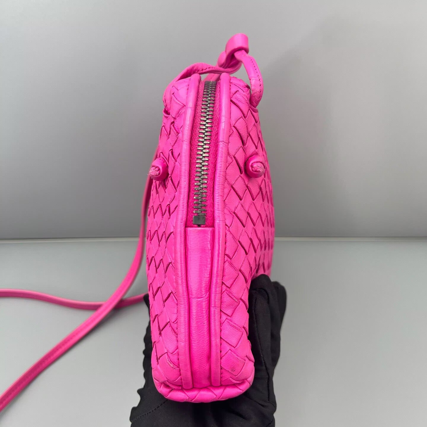 Bottega Veneta - Camera Bag - Leather - Pink - (small)