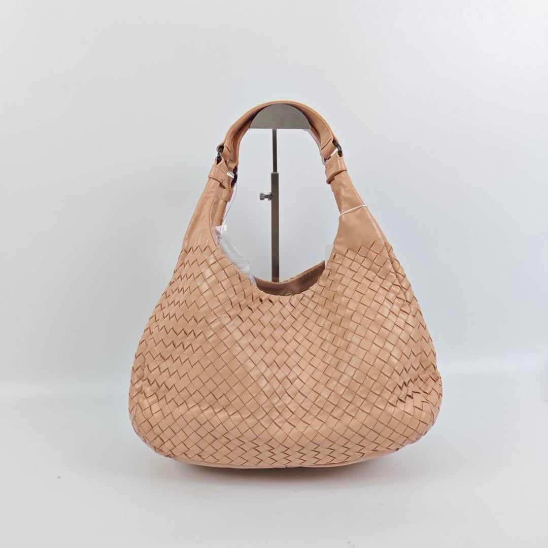 Bottega Veneta - Campana Small - Leather - Beige - (small)
