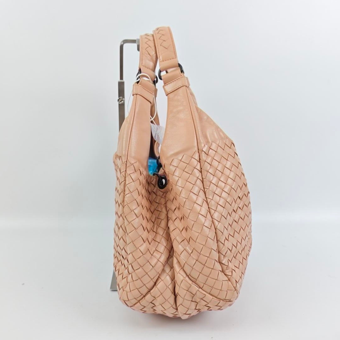 Bottega Veneta - Campana Small - Leather - Beige - (small)