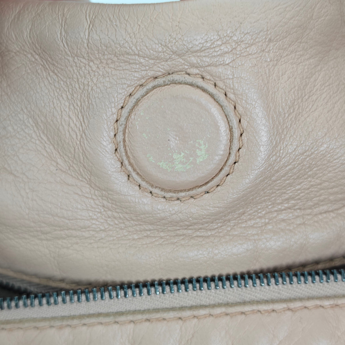 Bottega Veneta - Campana Small - Leather - Beige - (small)
