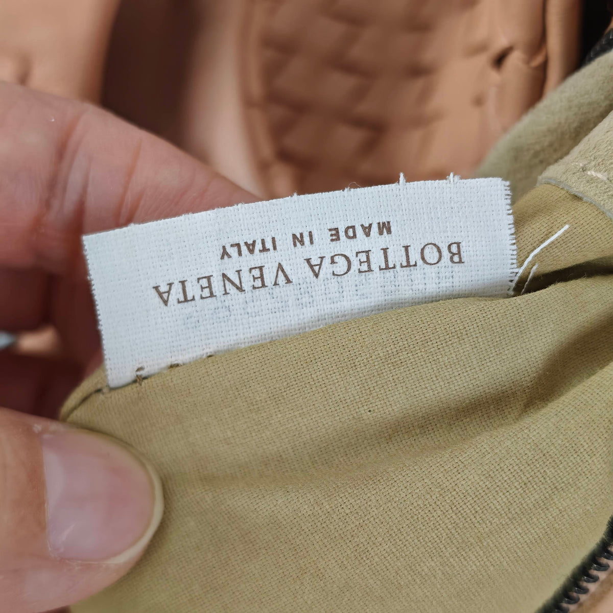 Bottega Veneta - Campana Small - Leather - Beige - (small)