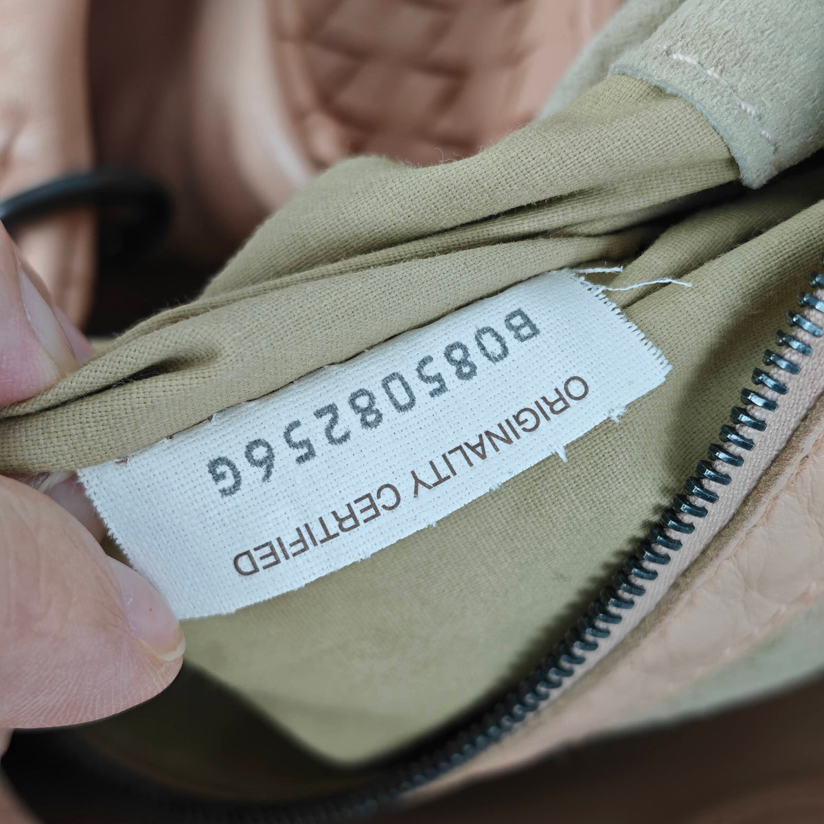 Bottega Veneta - Campana Small - Leather - Beige - (small)