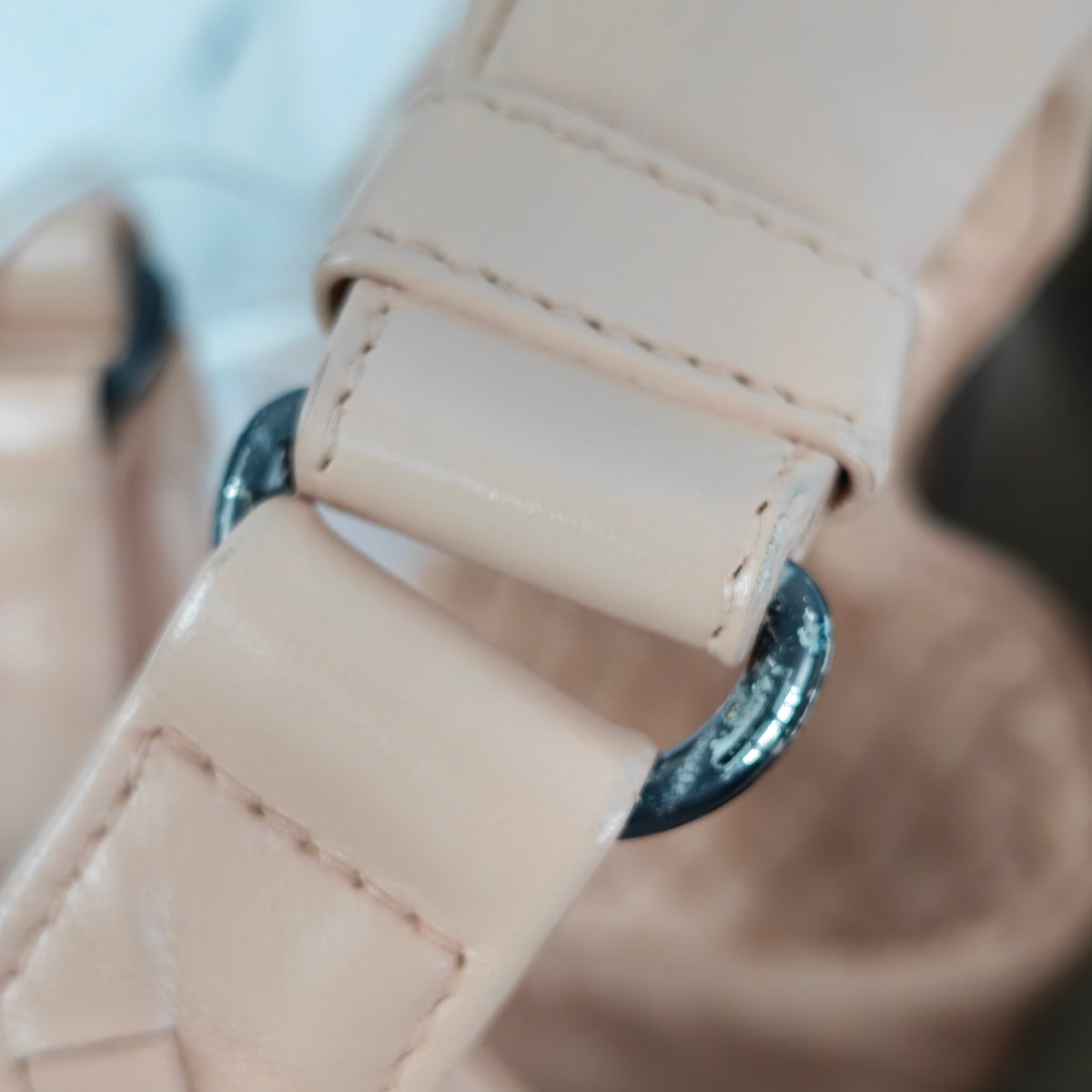 Bottega Veneta - Campana Small - Leather - Beige - (small)