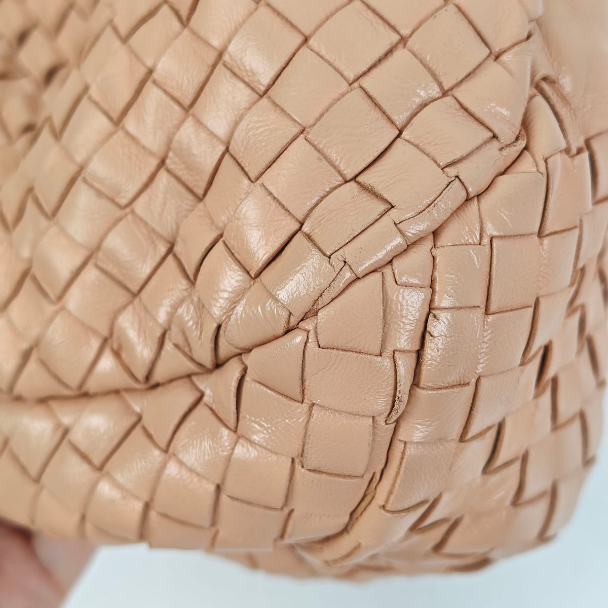 Bottega Veneta - Campana Small - Leather - Beige - (small)