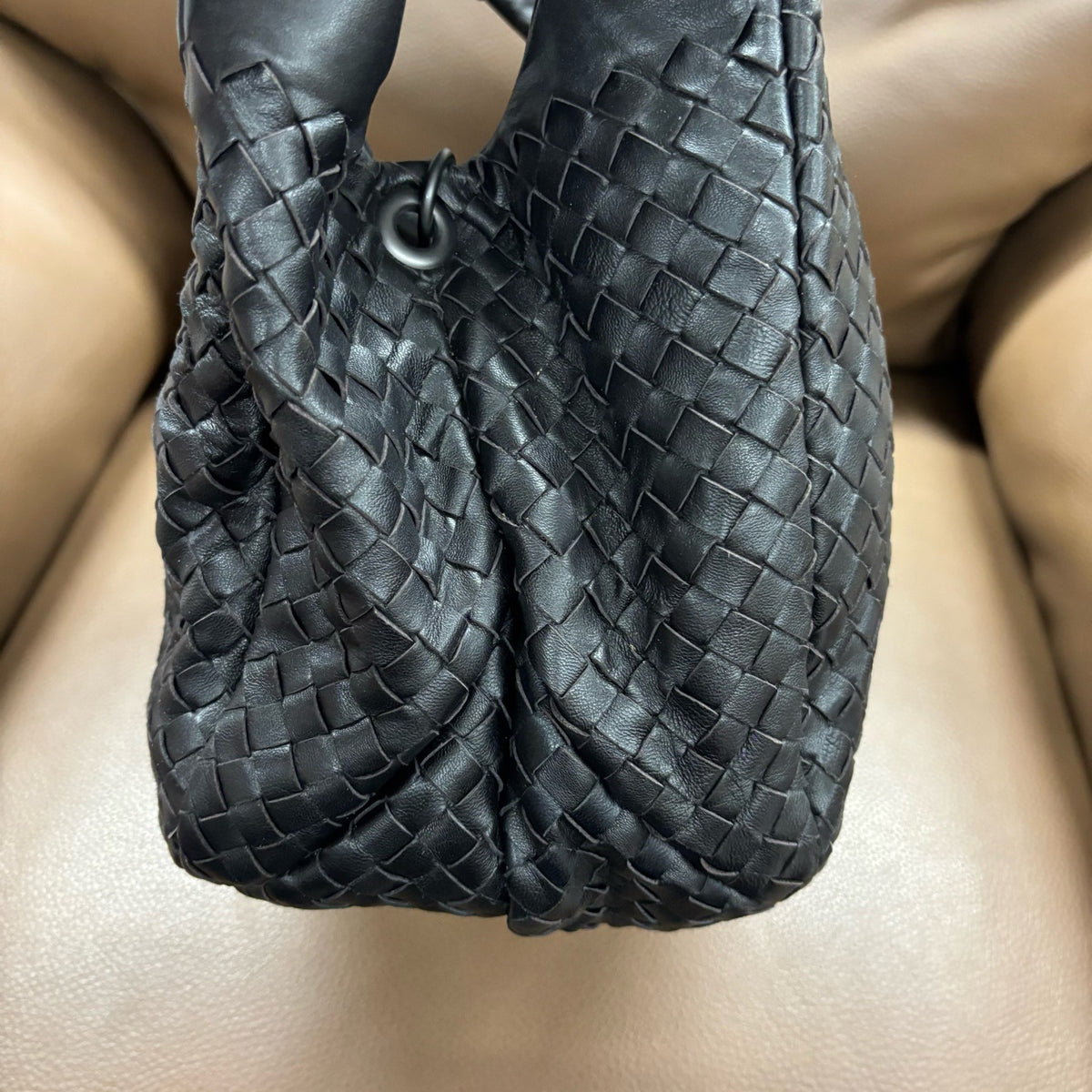 Bottega Veneta - Campana Small - Leather - Black - (small)
