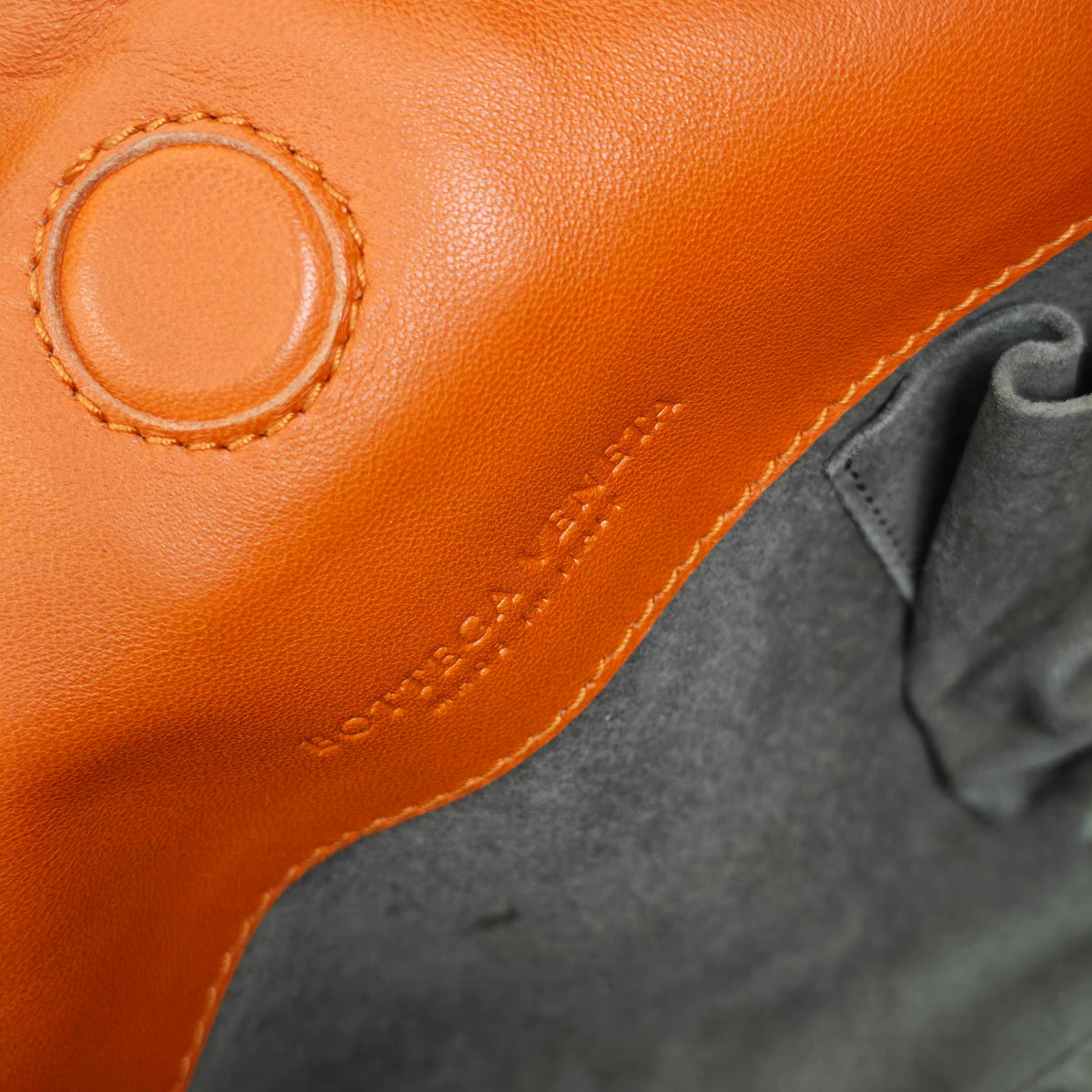 Bottega Veneta - Campana Small - Leather - Orange - (small)