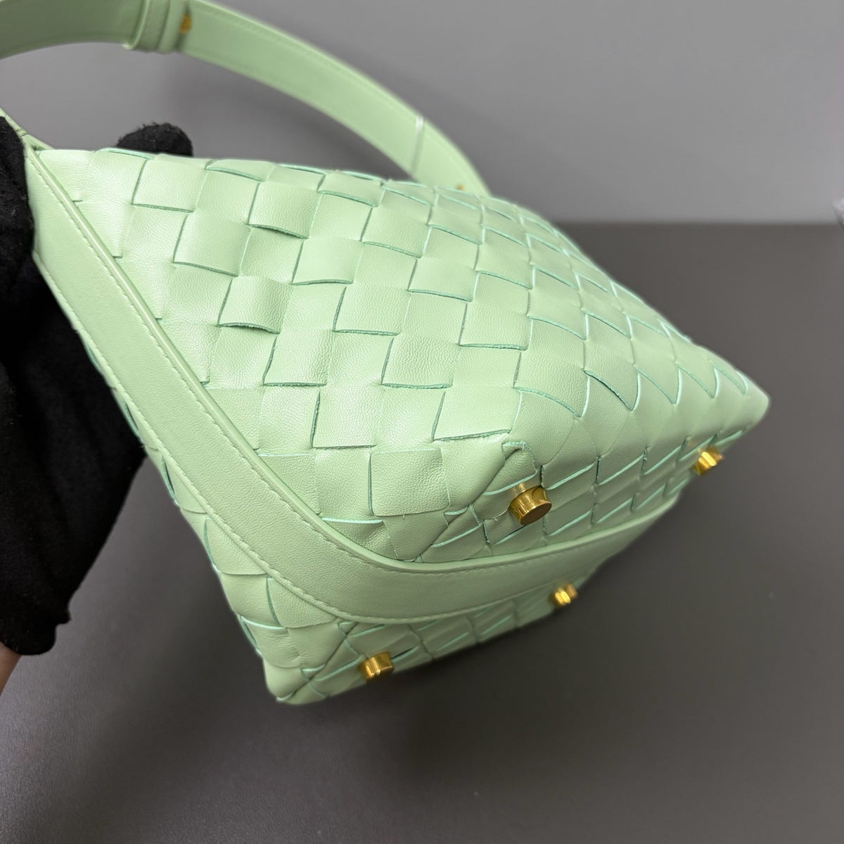Bottega Veneta - Candy Wallace Mini - Leather - Green - (mini)